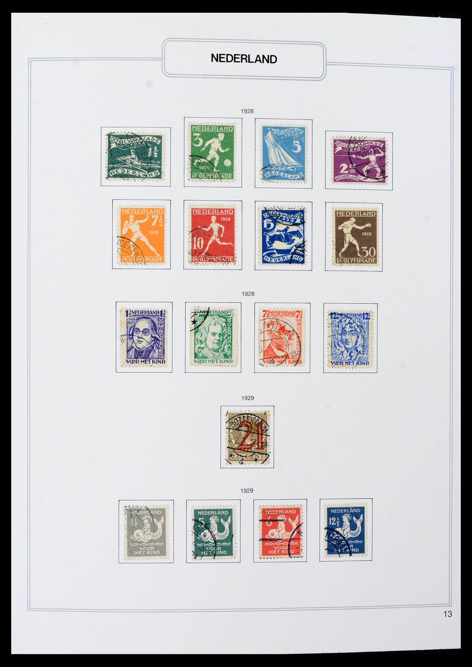 39261 0013 - Postzegelverzameling 39261 Nederland 1852-2015.