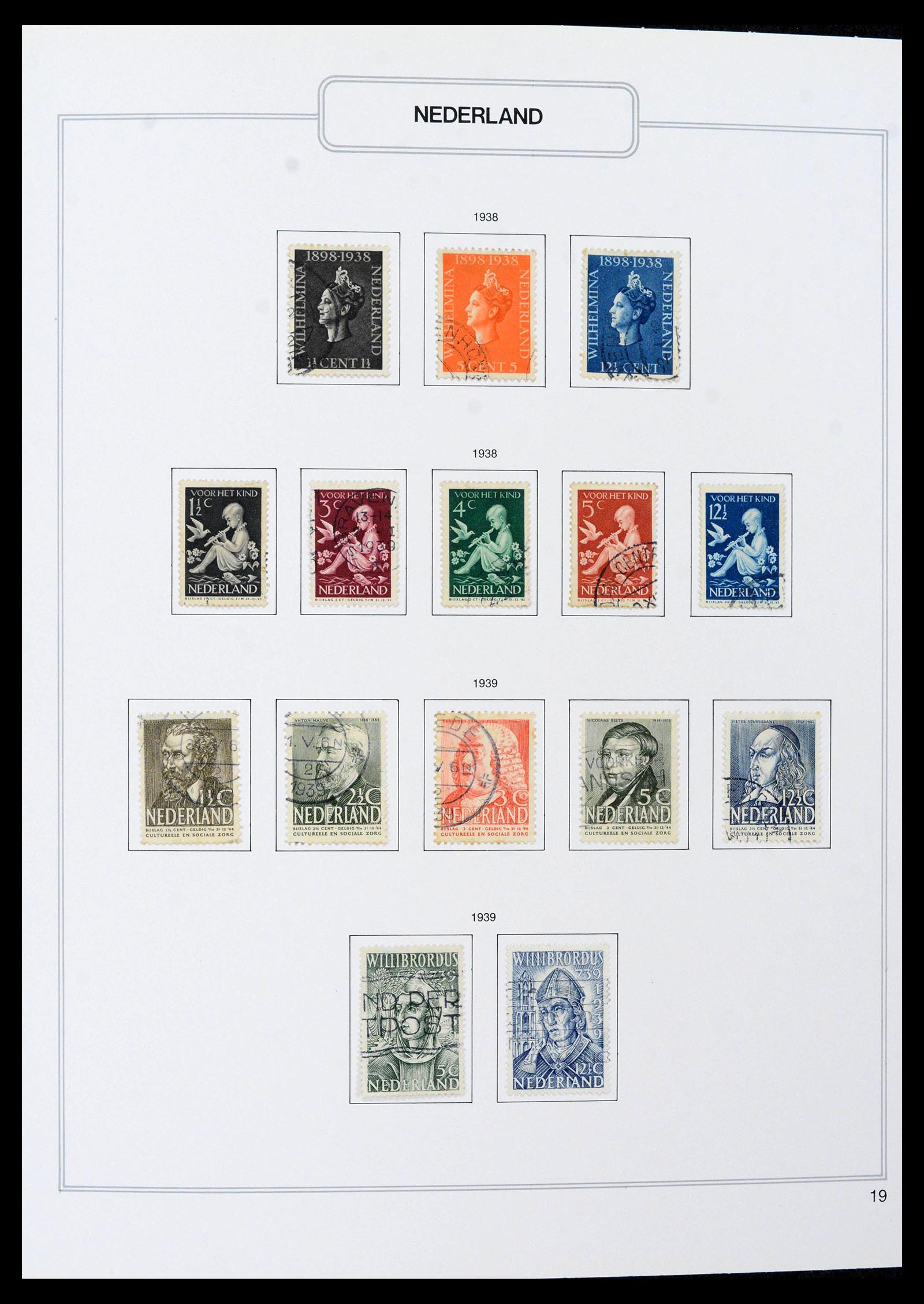 39261 0019 - Stamp collection 39261 Netherlands 1852-2015.