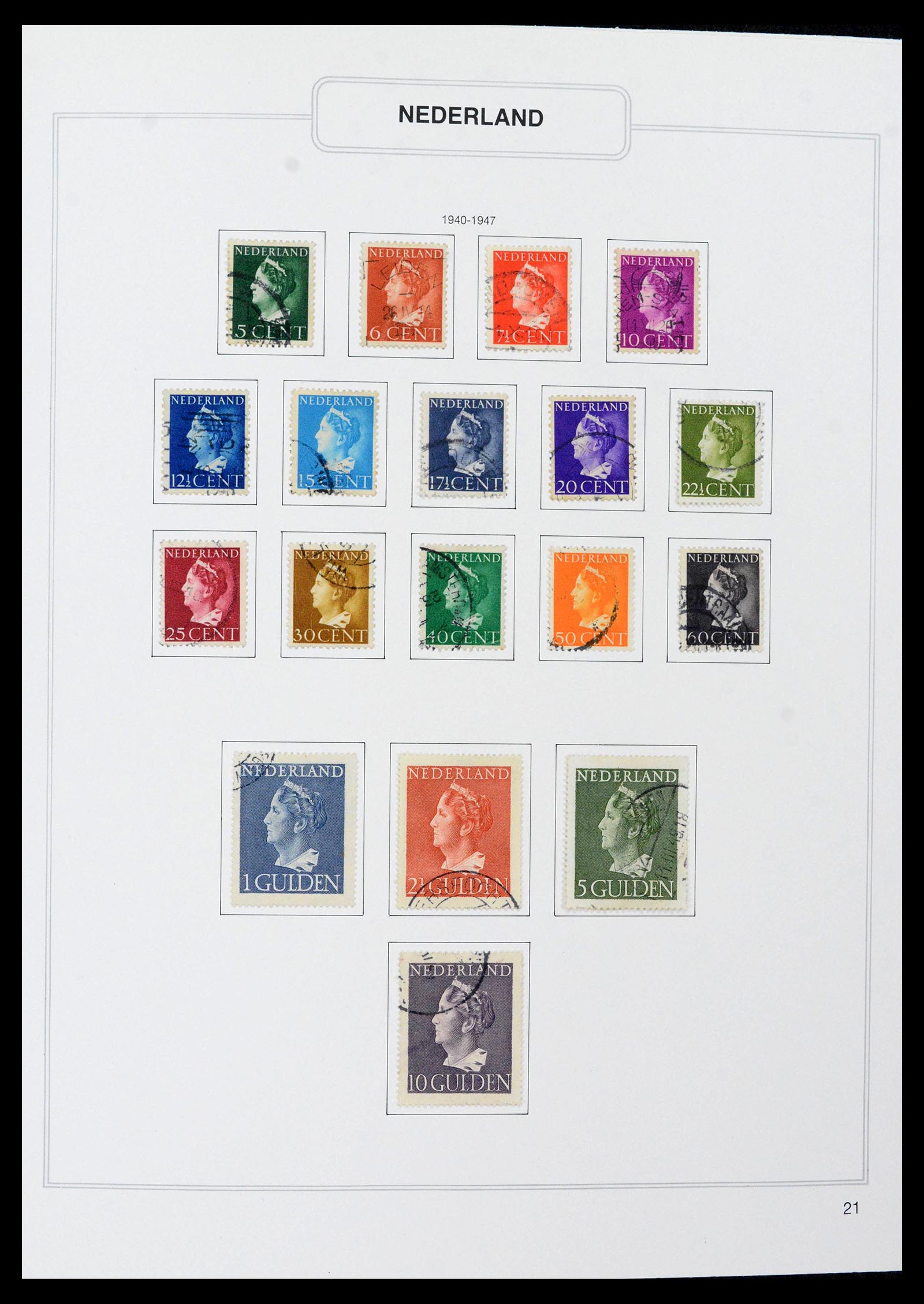 39261 0021 - Stamp collection 39261 Netherlands 1852-2015.