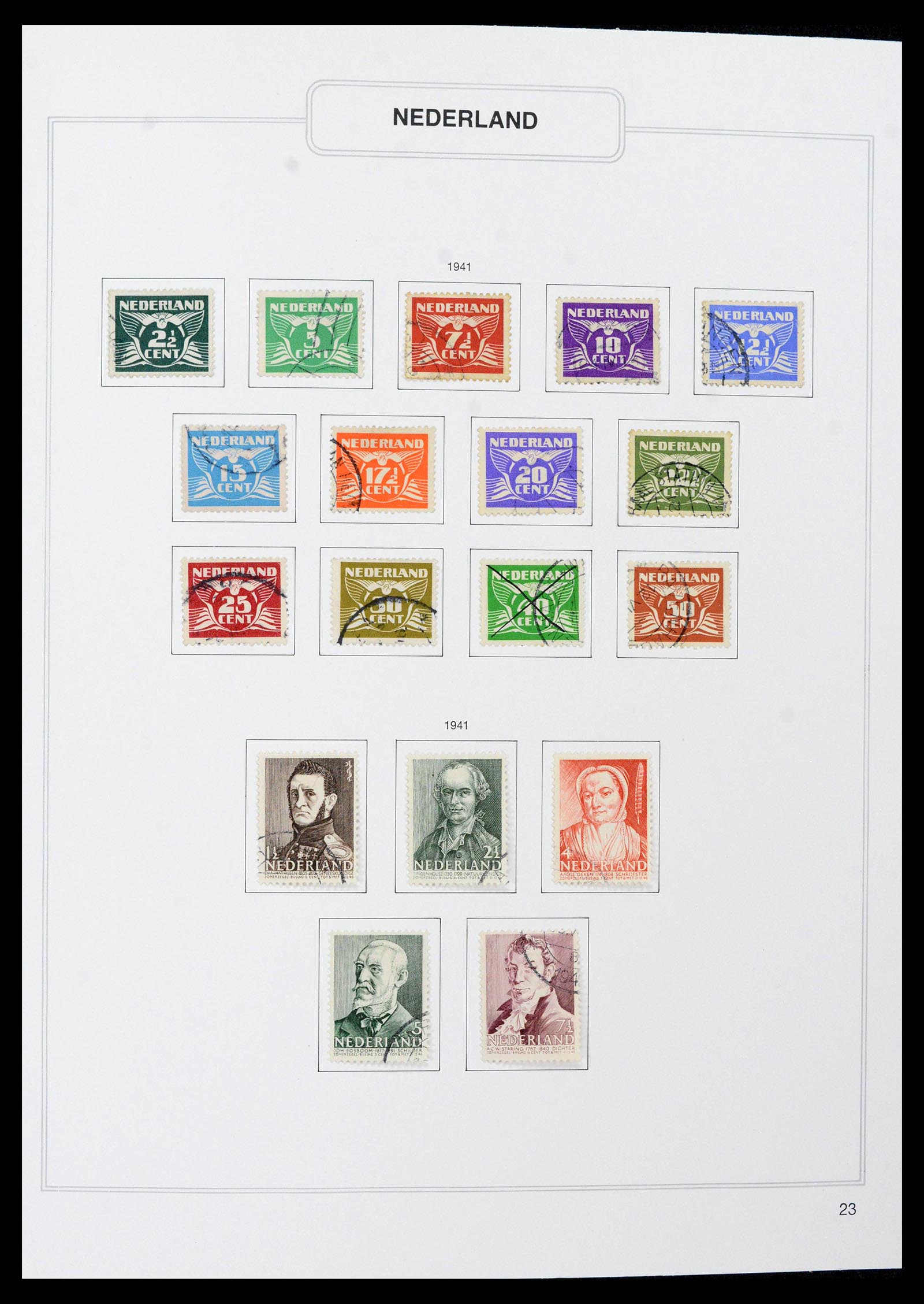 39261 0023 - Stamp collection 39261 Netherlands 1852-2015.