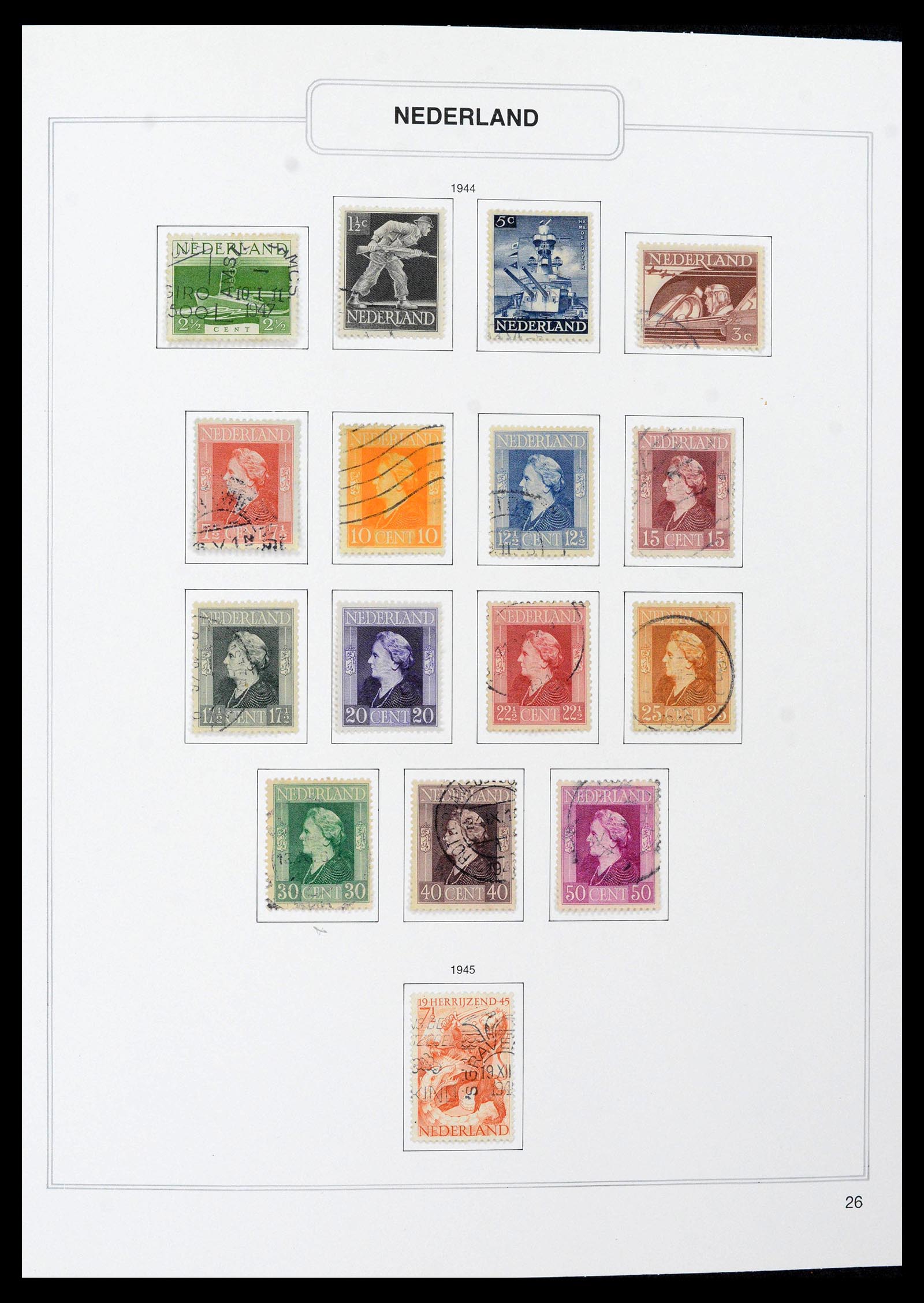 39261 0026 - Stamp collection 39261 Netherlands 1852-2015.