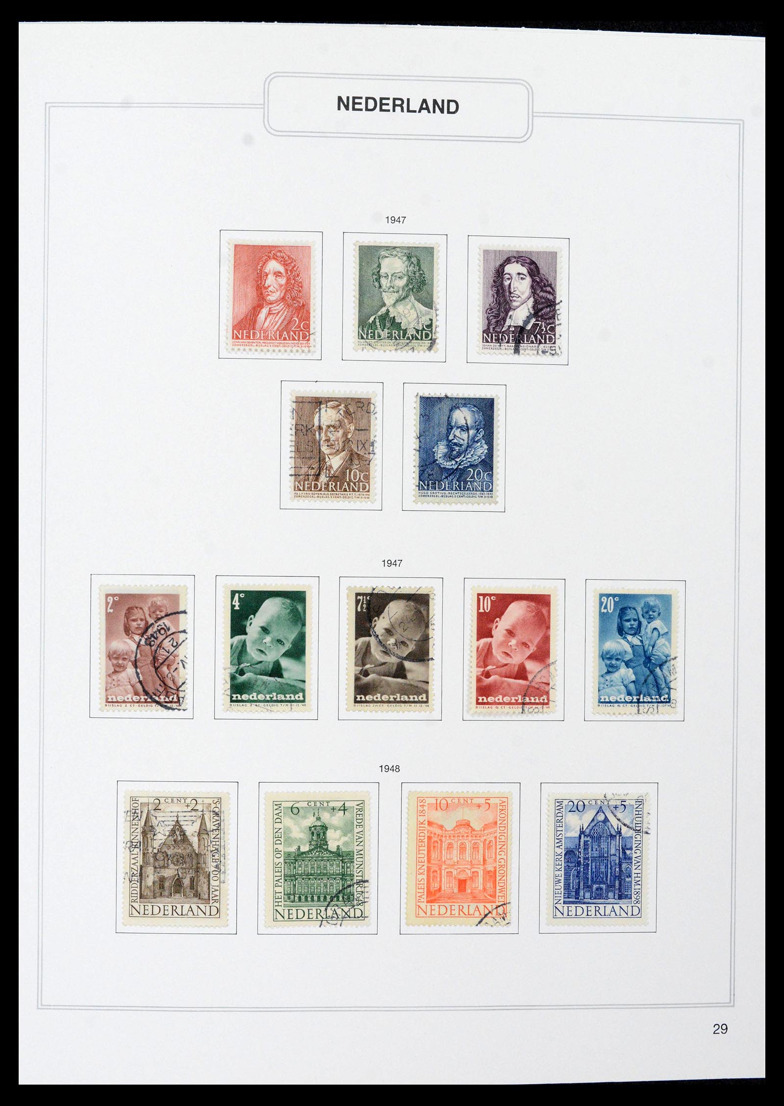 39261 0029 - Stamp collection 39261 Netherlands 1852-2015.