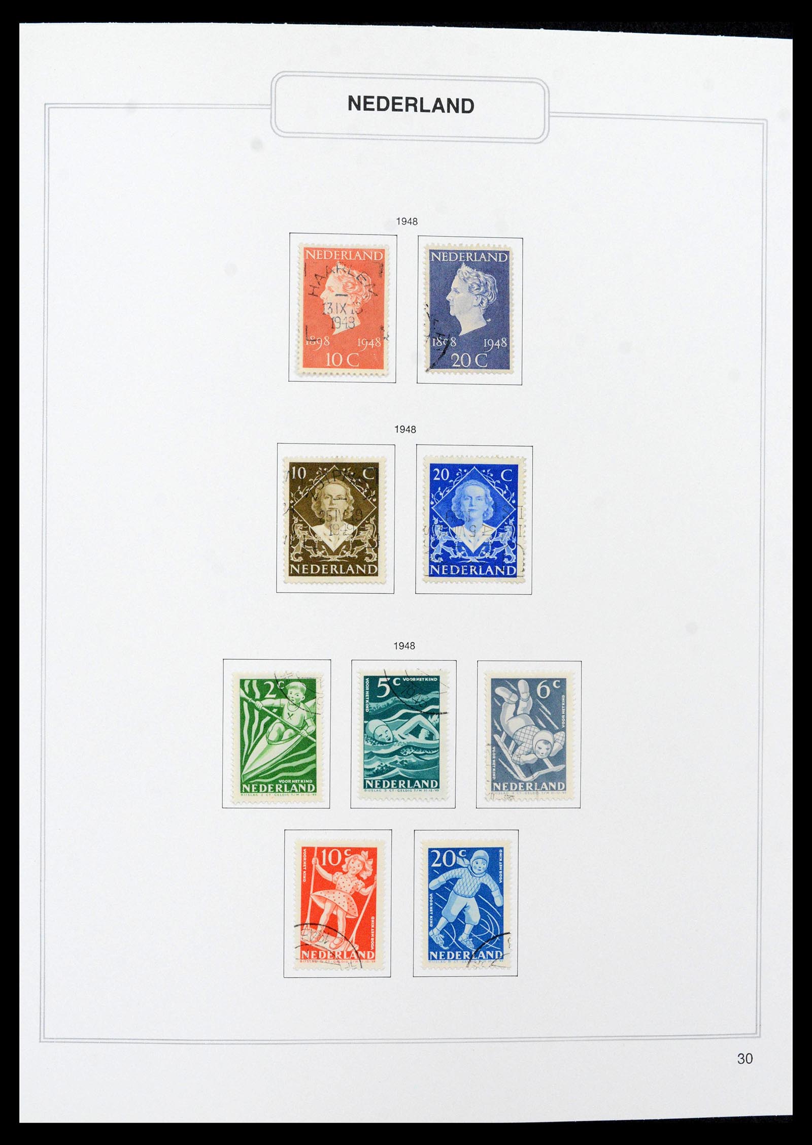 39261 0030 - Stamp collection 39261 Netherlands 1852-2015.