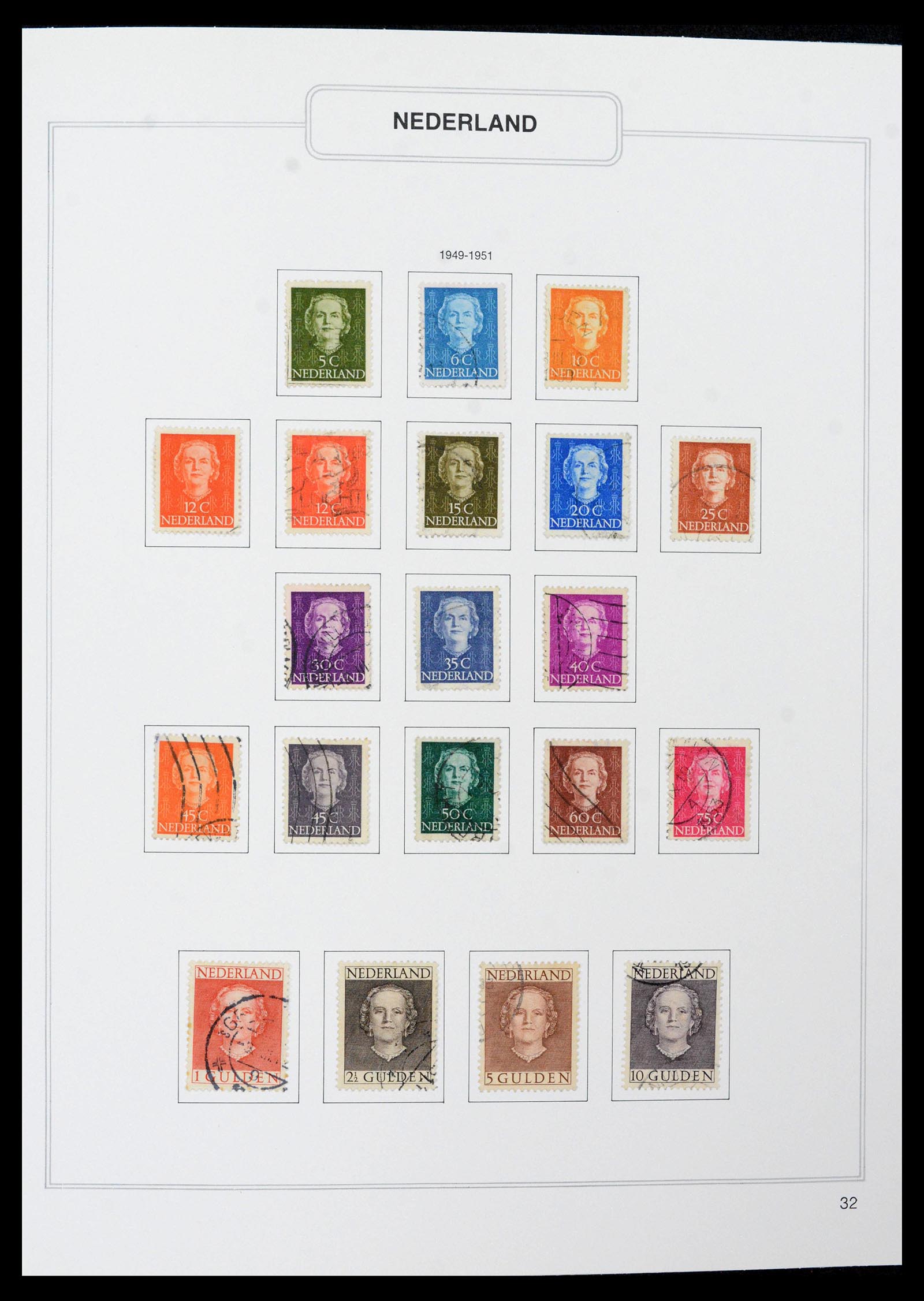 39261 0032 - Stamp collection 39261 Netherlands 1852-2015.