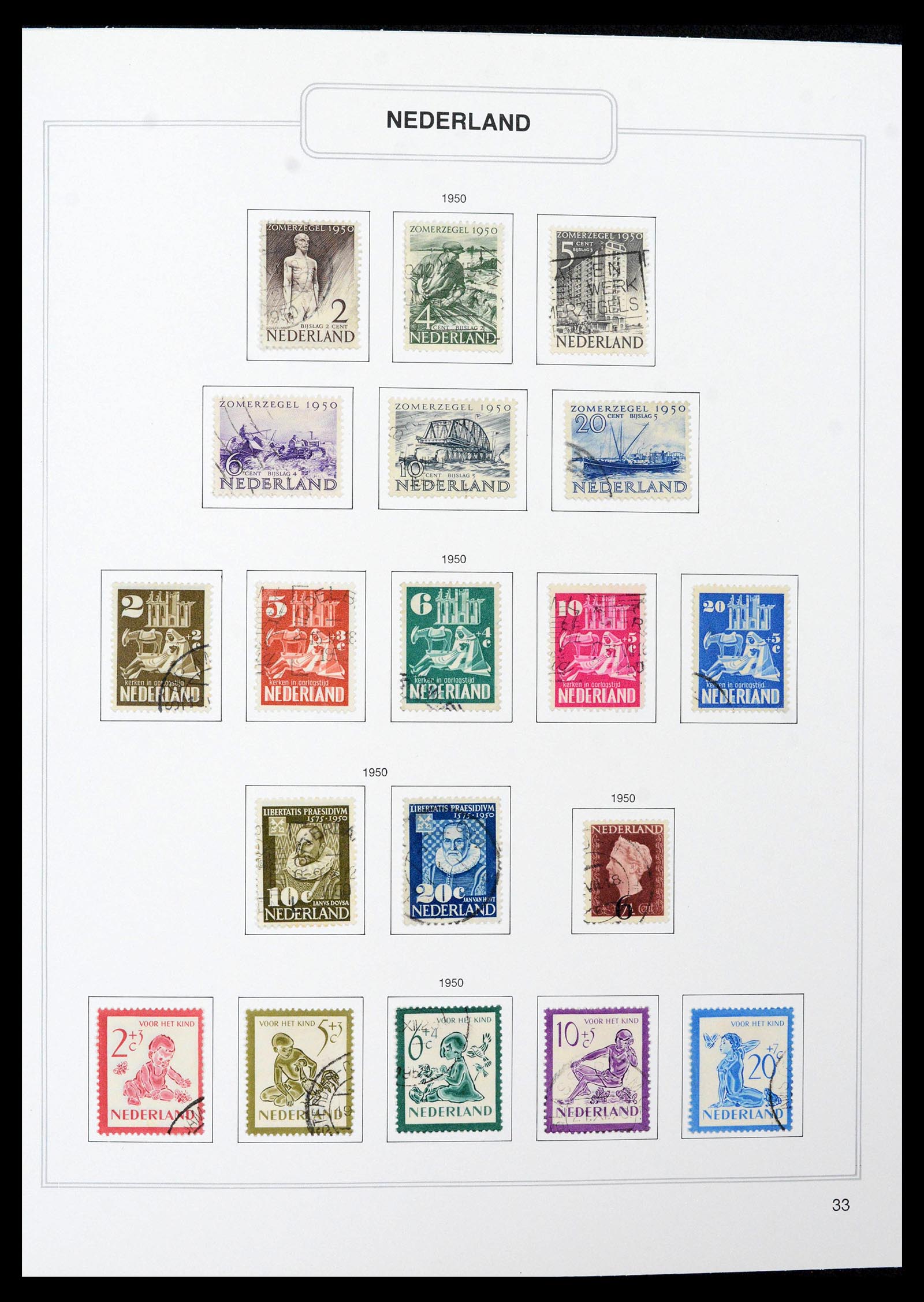39261 0033 - Stamp collection 39261 Netherlands 1852-2015.