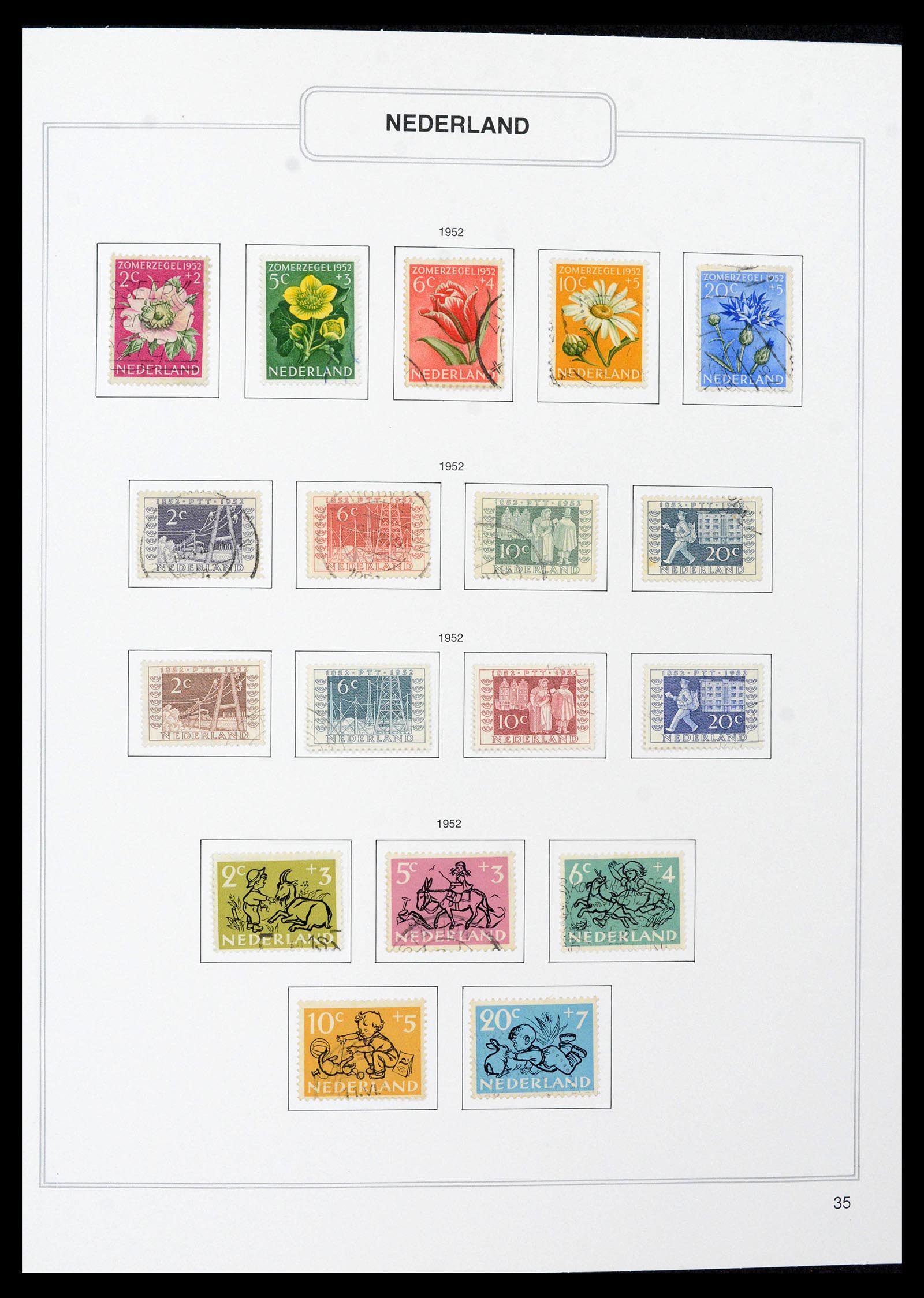 39261 0035 - Stamp collection 39261 Netherlands 1852-2015.