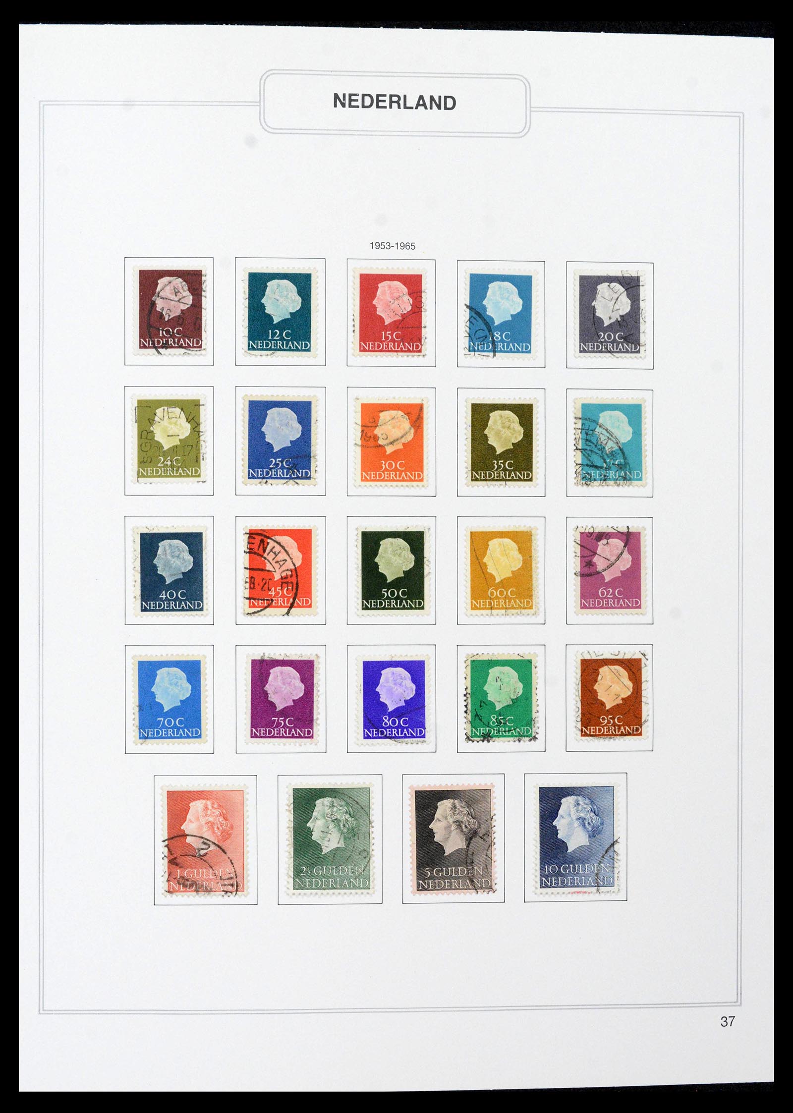 39261 0037 - Stamp collection 39261 Netherlands 1852-2015.