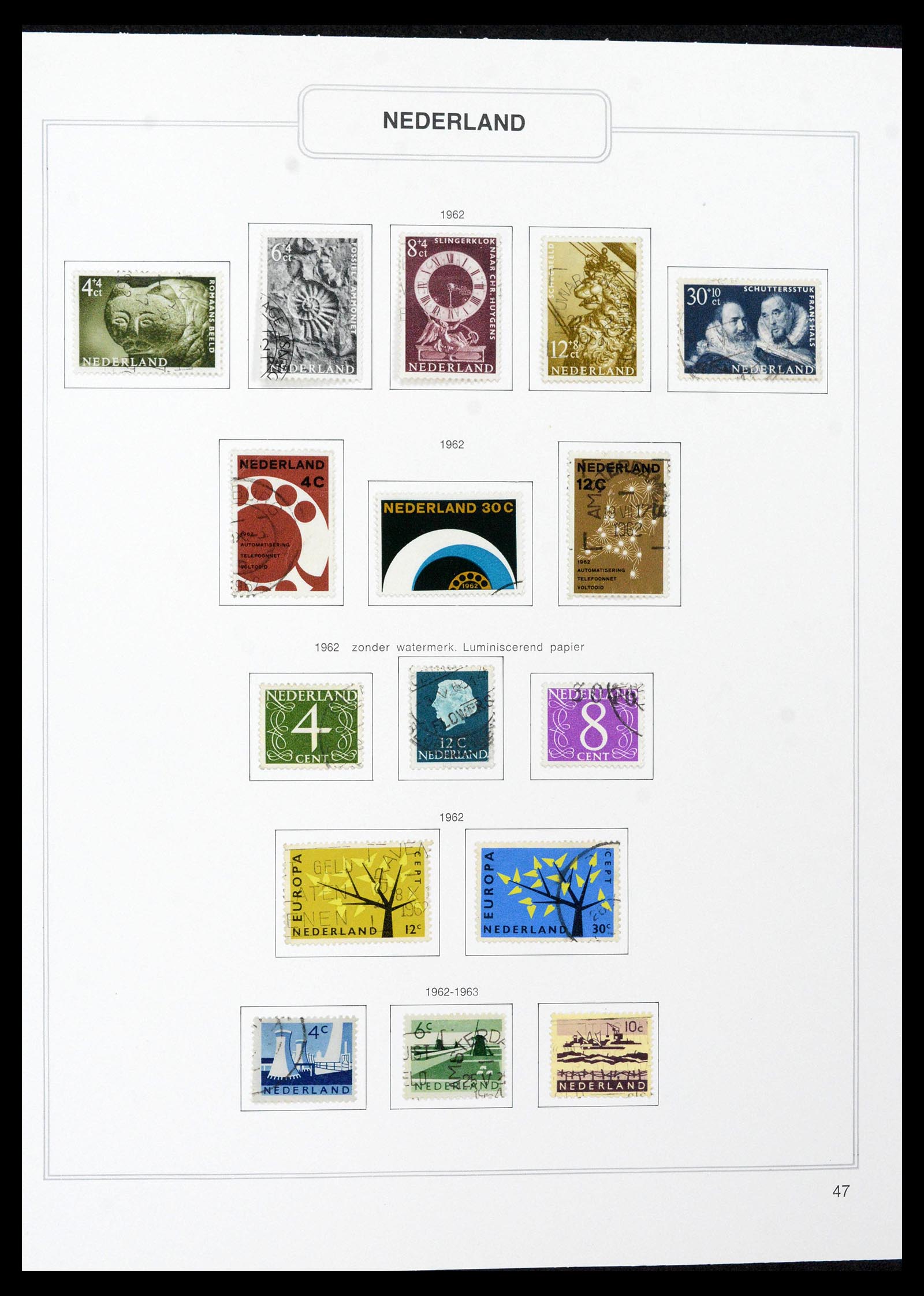 39261 0047 - Stamp collection 39261 Netherlands 1852-2015.