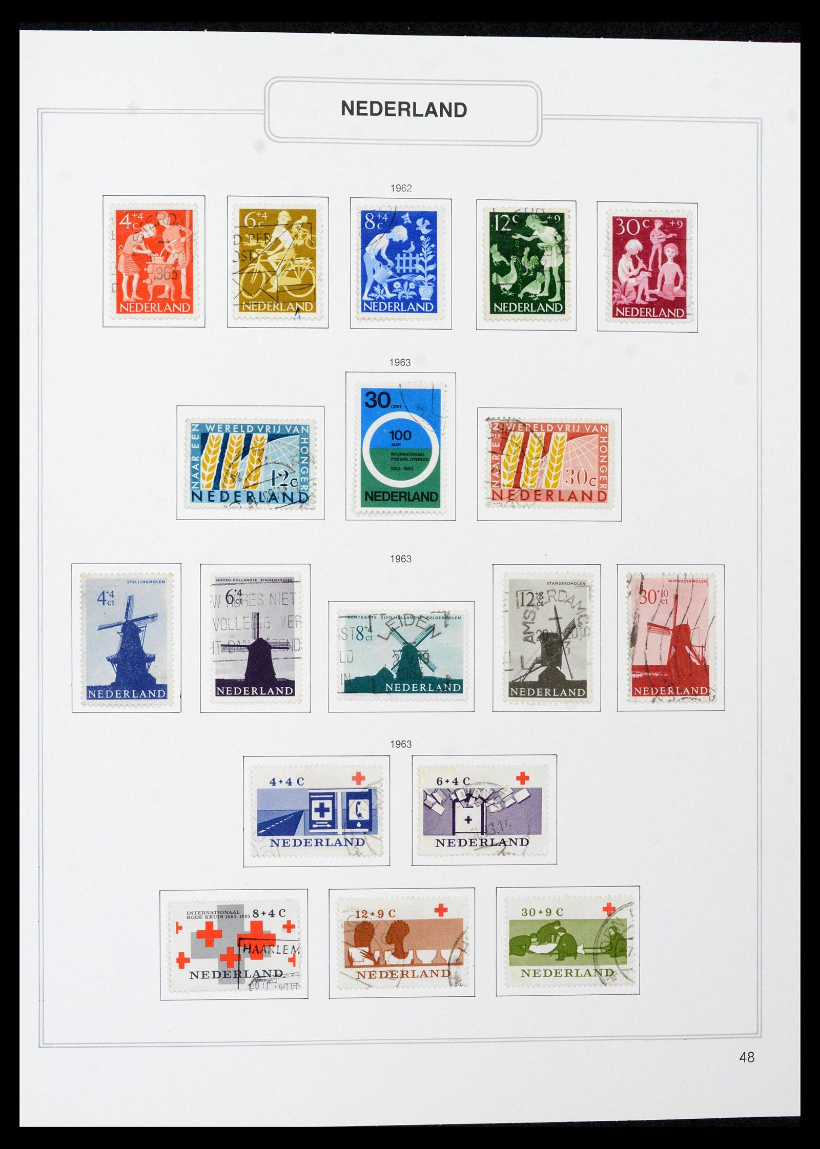 39261 0048 - Postzegelverzameling 39261 Nederland 1852-2015.