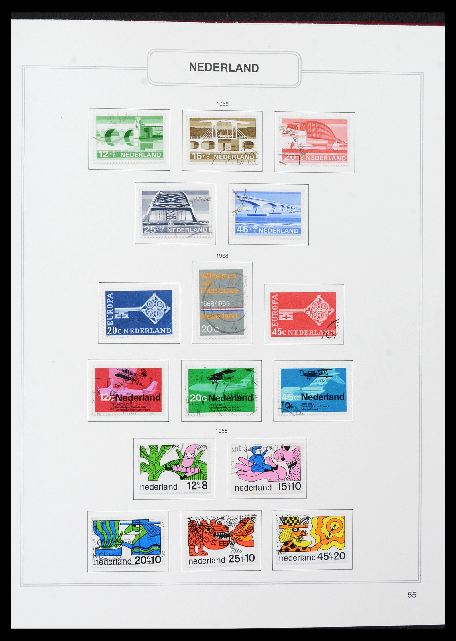 39261 0055 - Stamp collection 39261 Netherlands 1852-2015.