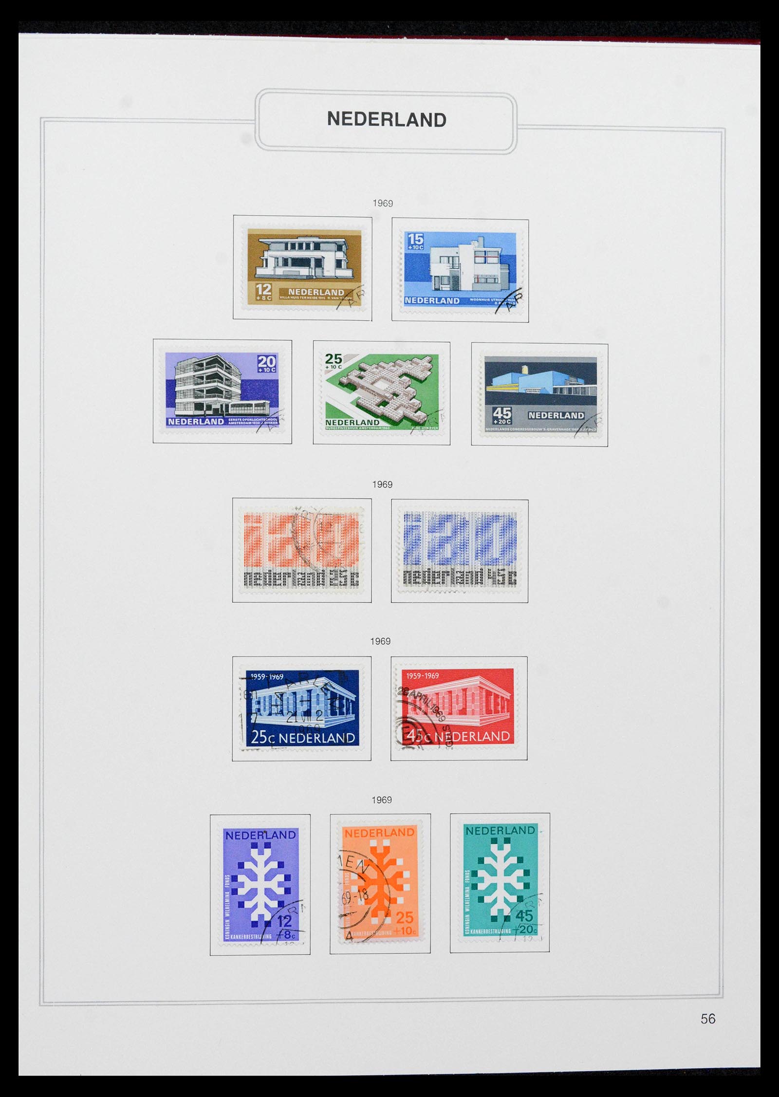 39261 0056 - Stamp collection 39261 Netherlands 1852-2015.