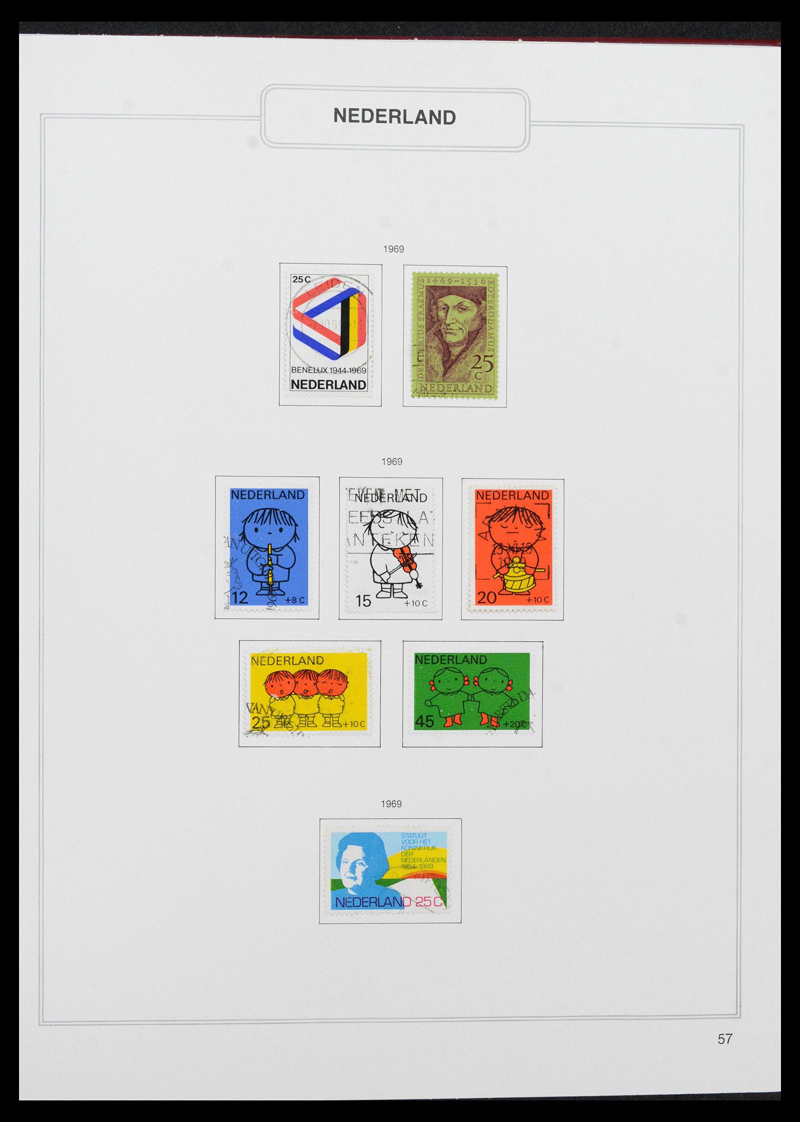 39261 0057 - Postzegelverzameling 39261 Nederland 1852-2015.