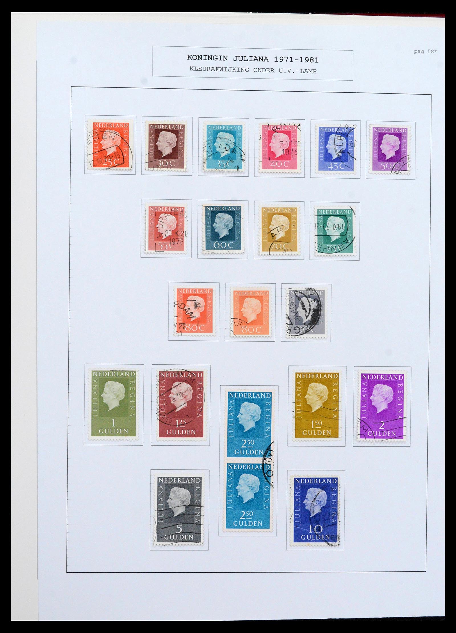 39261 0059 - Stamp collection 39261 Netherlands 1852-2015.