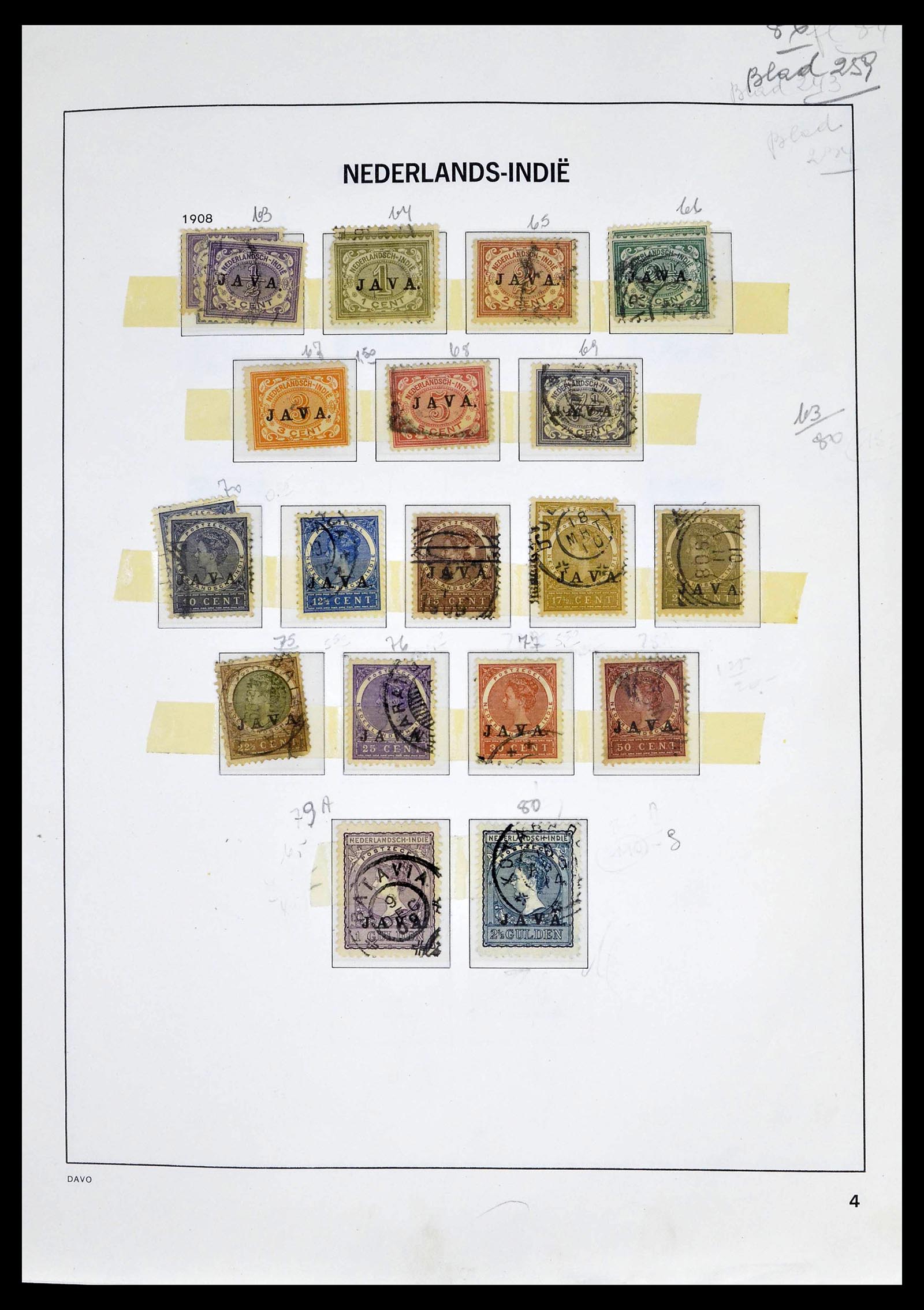 39263 0004 - Stamp collection 39263 Dutch territories 1864-1970.