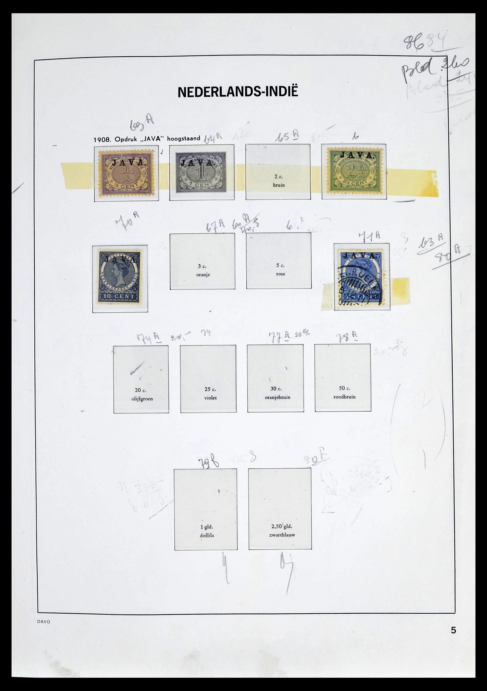 39263 0005 - Postzegelverzameling 39263 Overzeese gebiedsdelen 1864-1970.