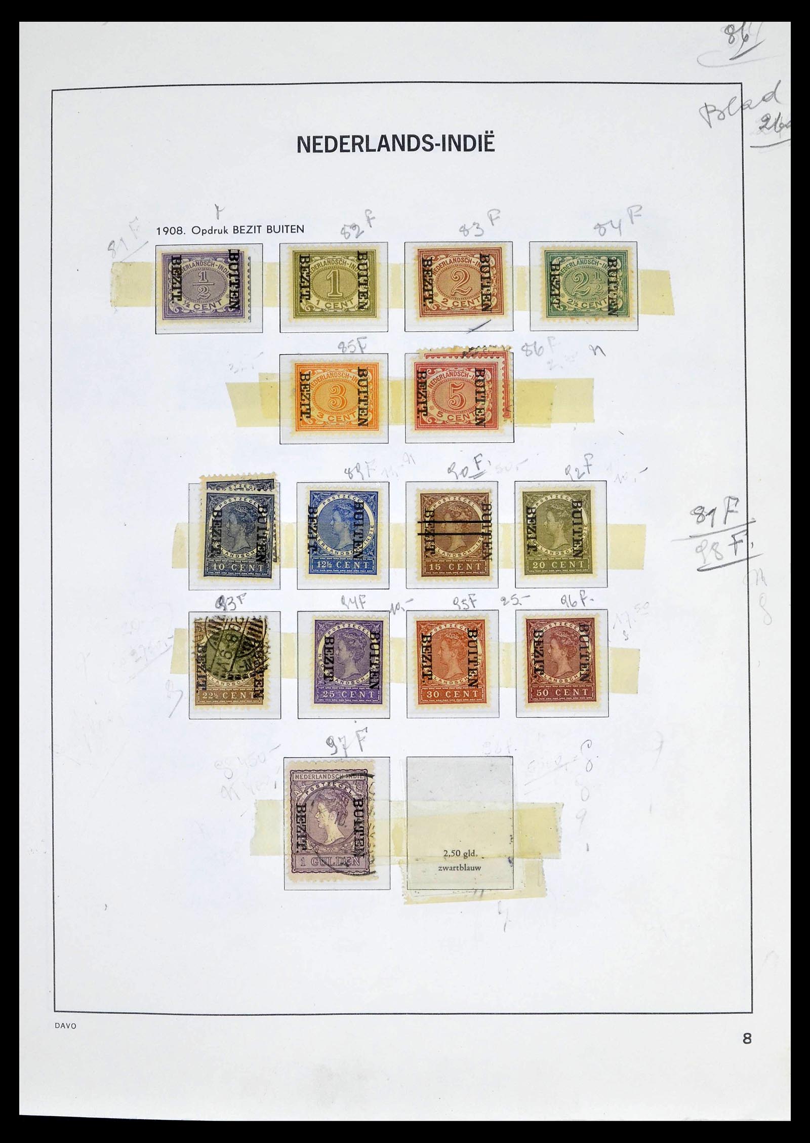 39263 0008 - Stamp collection 39263 Dutch territories 1864-1970.