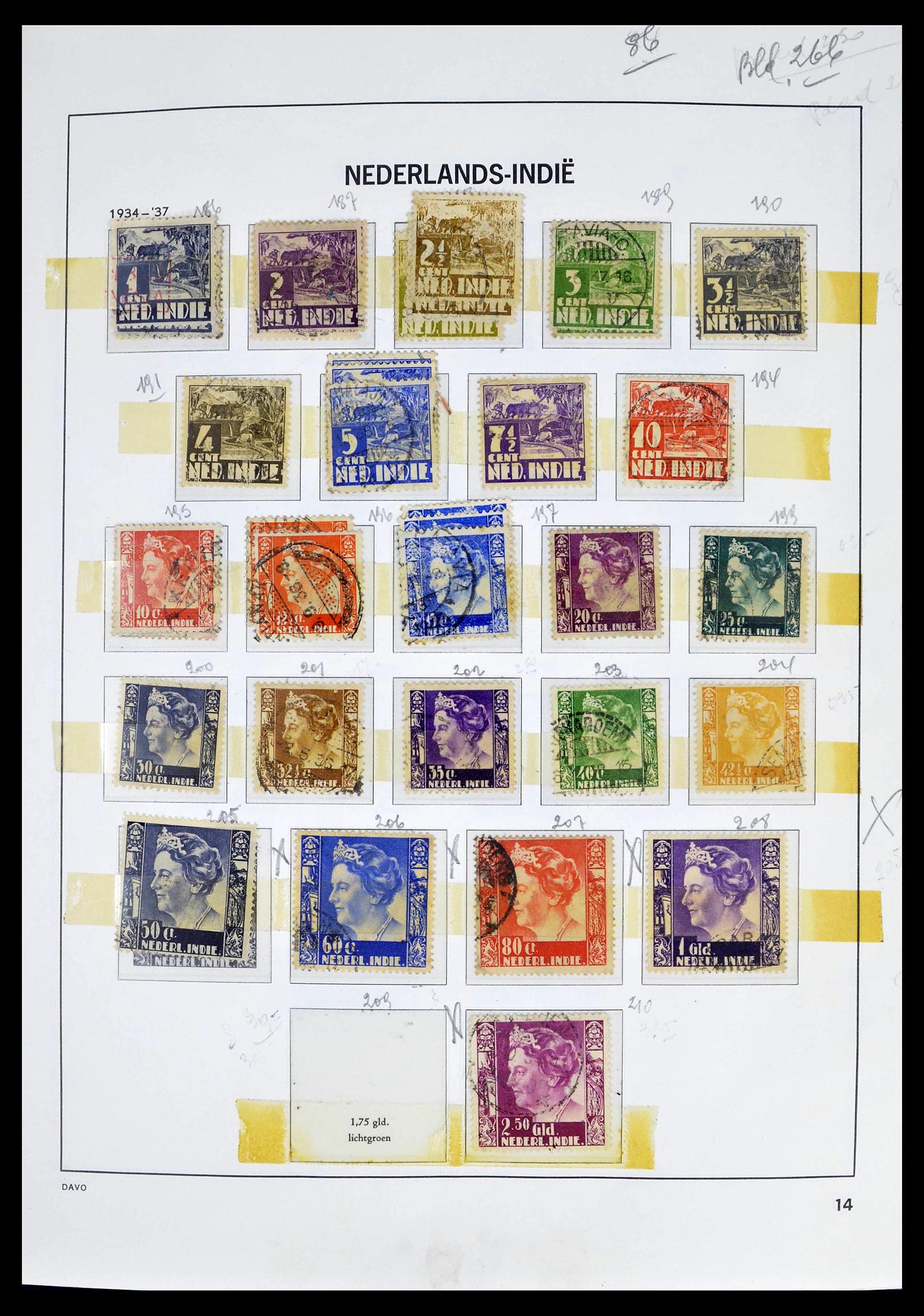39263 0015 - Stamp collection 39263 Dutch territories 1864-1970.