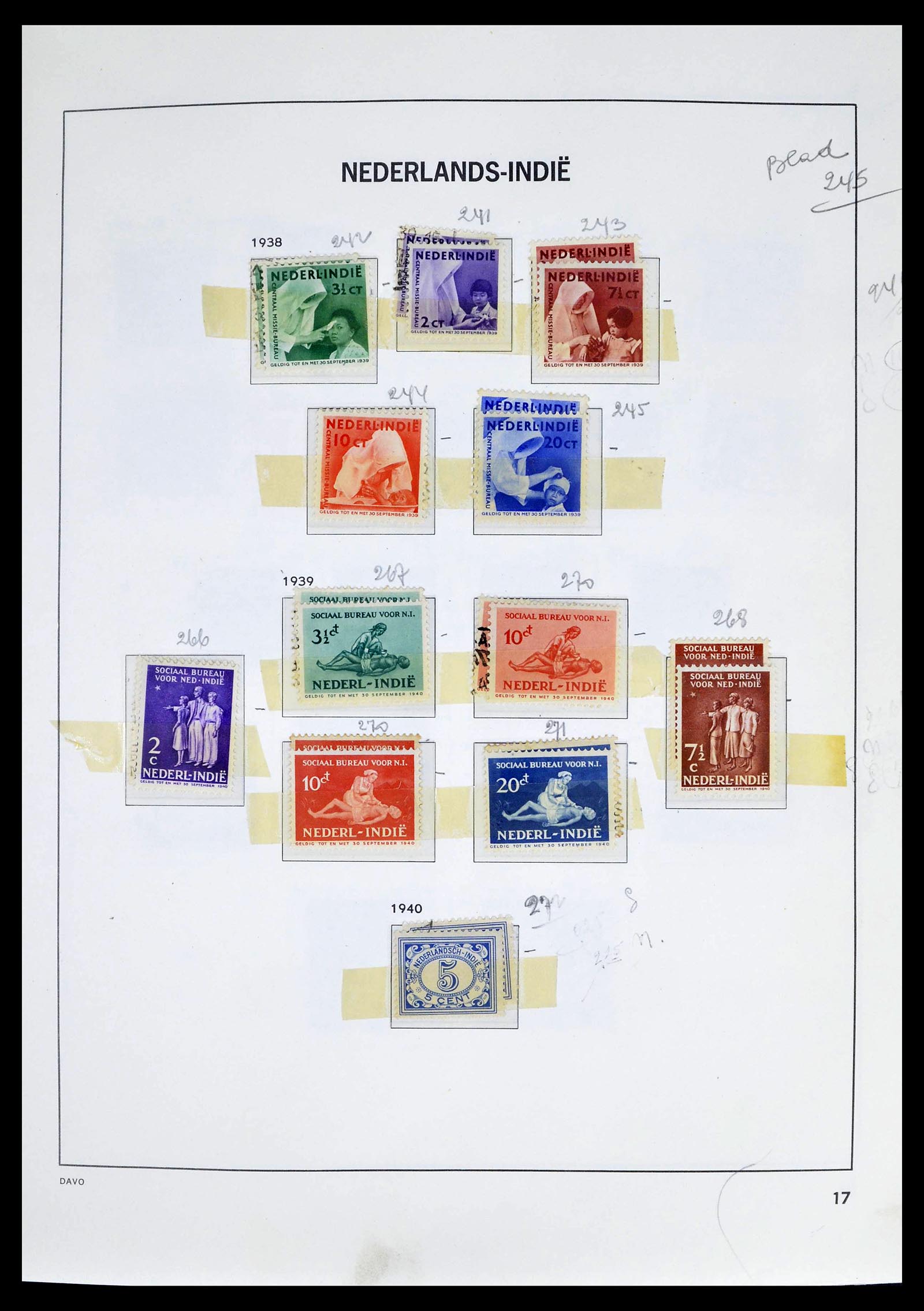 39263 0018 - Stamp collection 39263 Dutch territories 1864-1970.