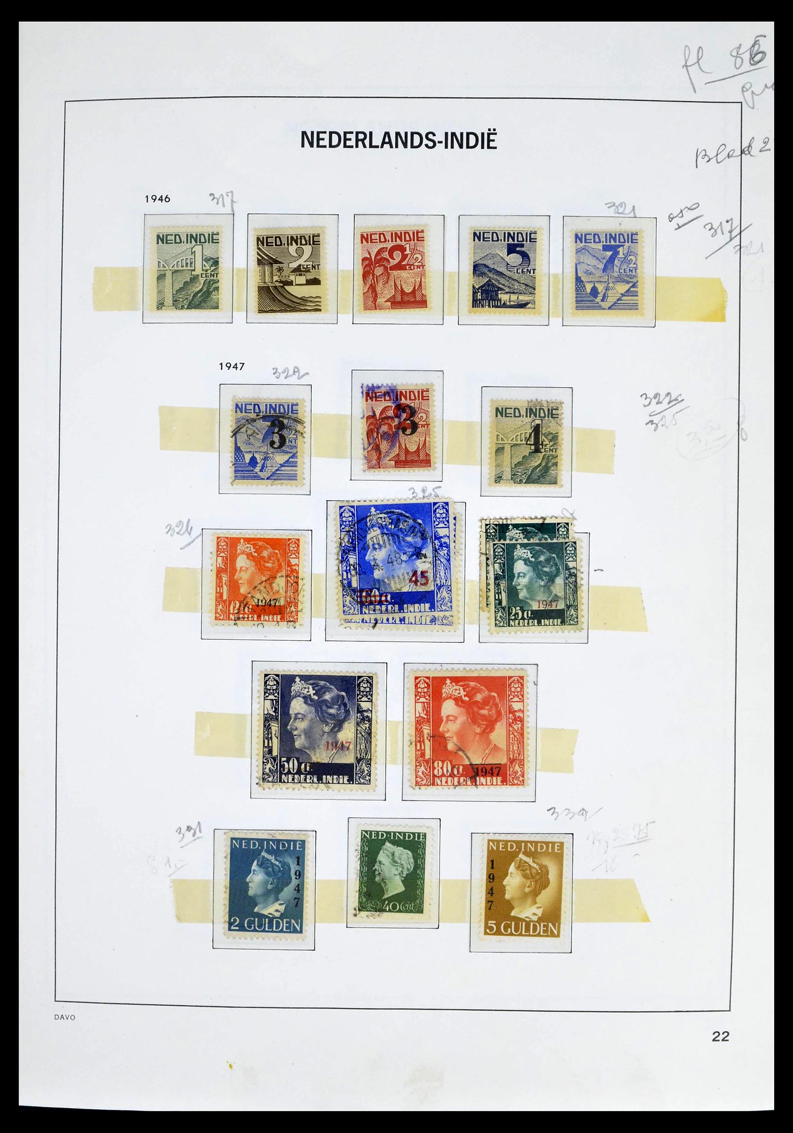 39263 0024 - Stamp collection 39263 Dutch territories 1864-1970.