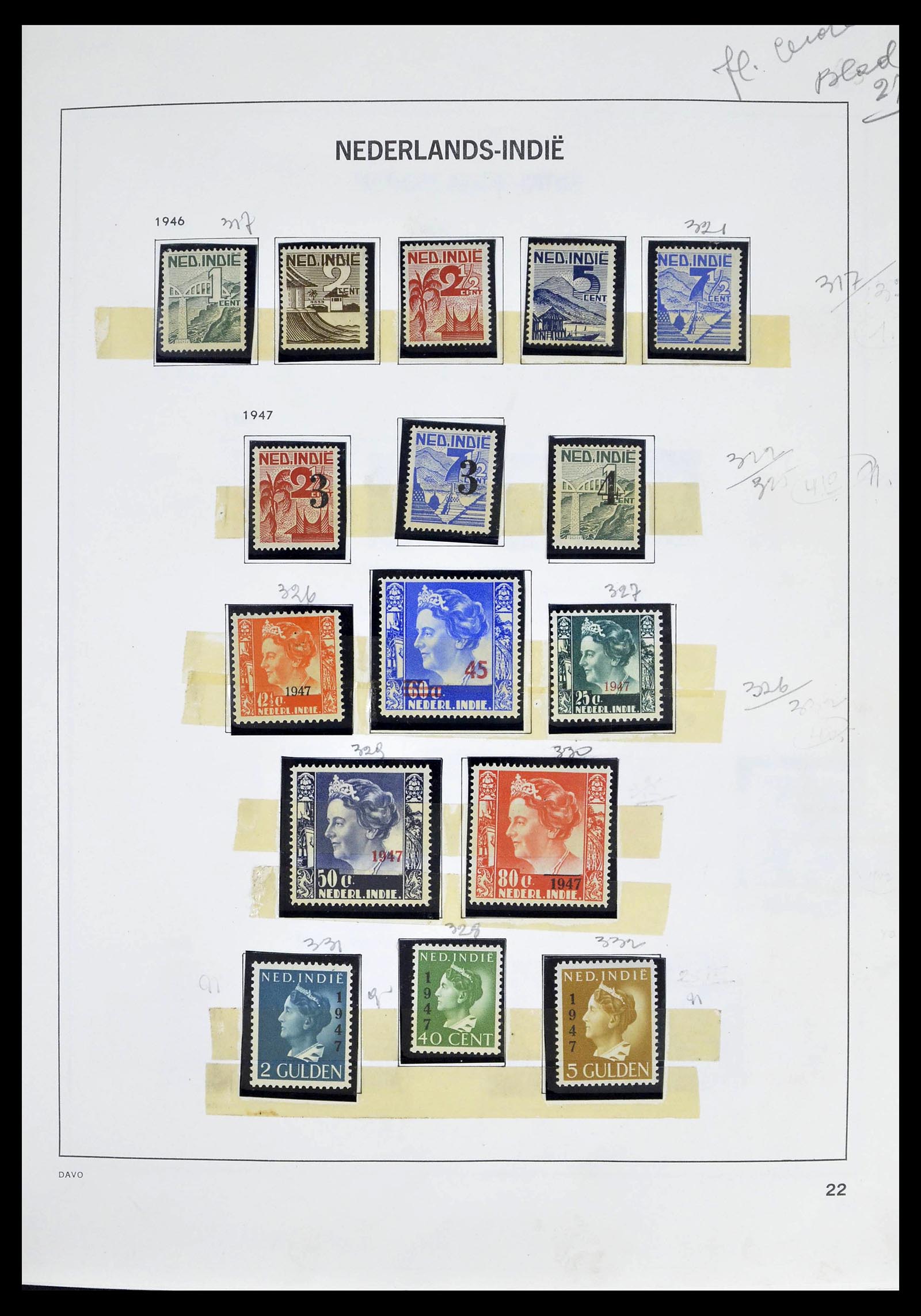 39263 0025 - Stamp collection 39263 Dutch territories 1864-1970.
