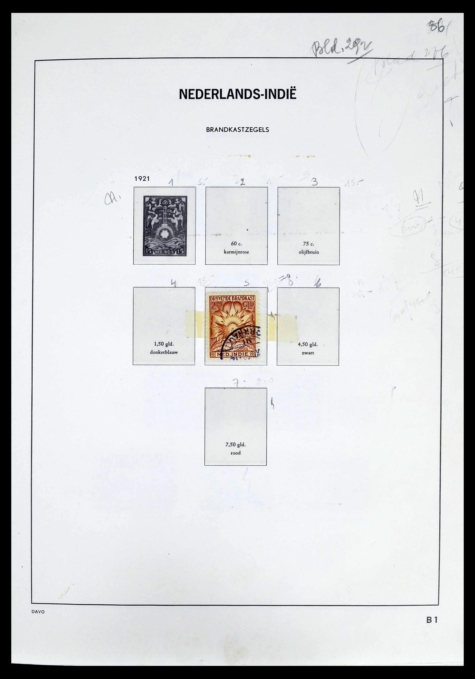 39263 0027 - Stamp collection 39263 Dutch territories 1864-1970.