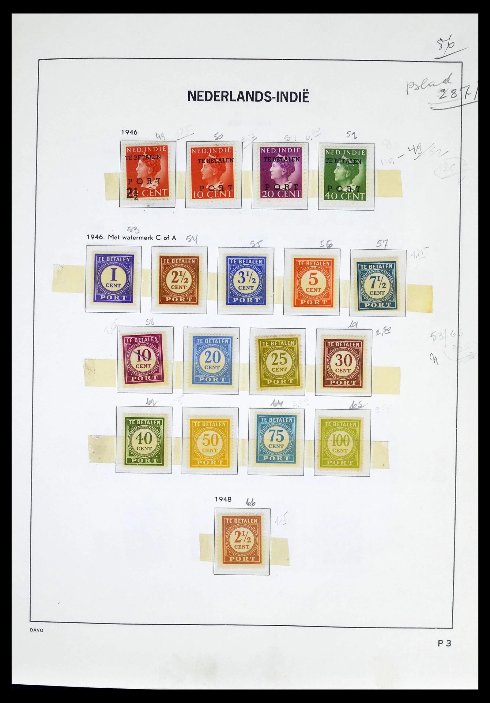 39263 0030 - Stamp collection 39263 Dutch territories 1864-1970.