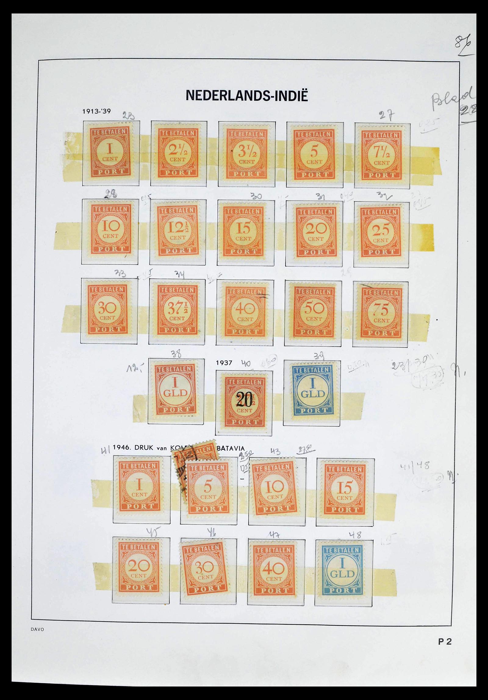 39263 0032 - Postzegelverzameling 39263 Overzeese gebiedsdelen 1864-1970.