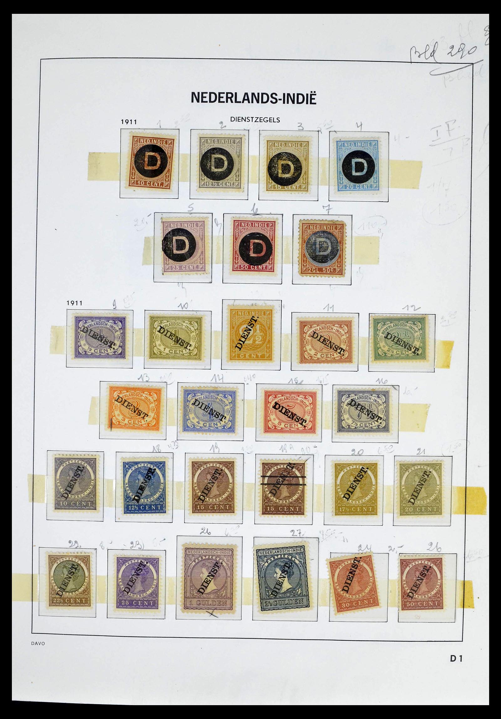 39263 0033 - Stamp collection 39263 Dutch territories 1864-1970.
