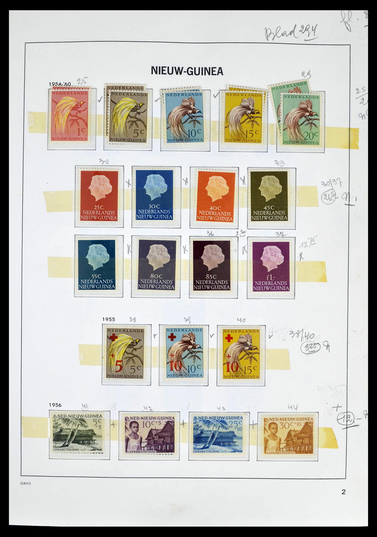 39263 0036 - Stamp collection 39263 Dutch territories 1864-1970.