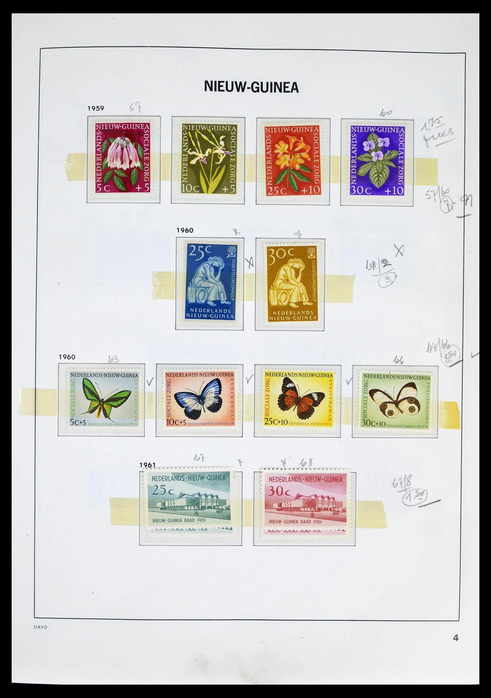 39263 0038 - Stamp collection 39263 Dutch territories 1864-1970.