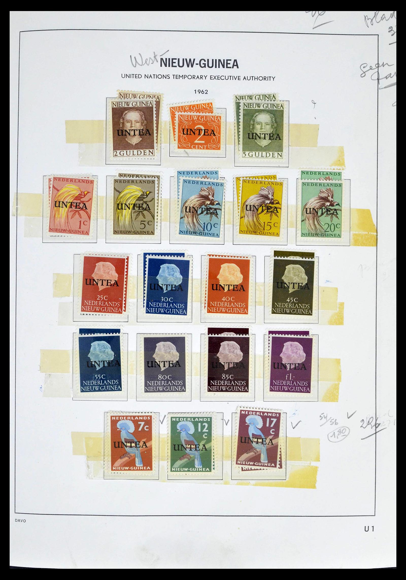 39263 0040 - Stamp collection 39263 Dutch territories 1864-1970.