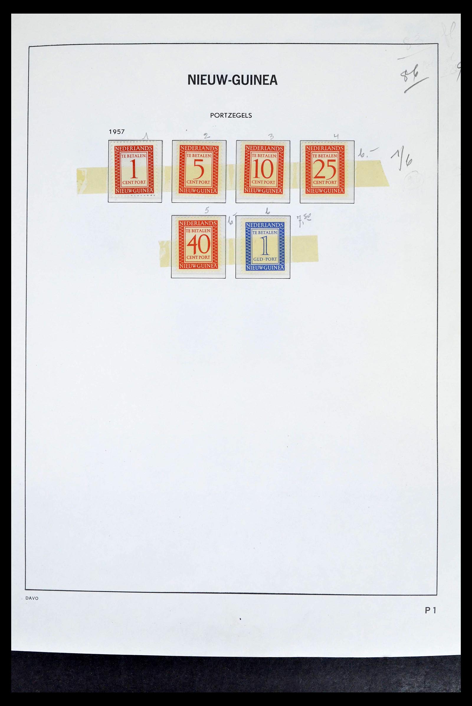 39263 0041 - Stamp collection 39263 Dutch territories 1864-1970.