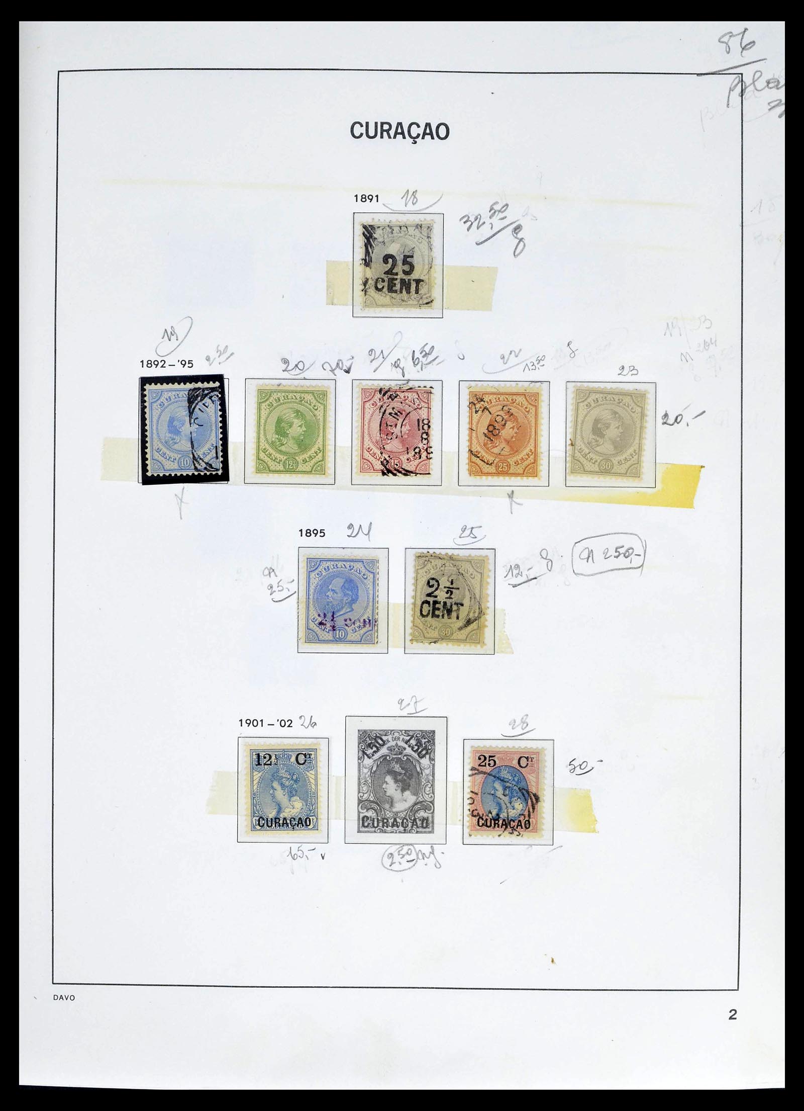 39263 0043 - Stamp collection 39263 Dutch territories 1864-1970.
