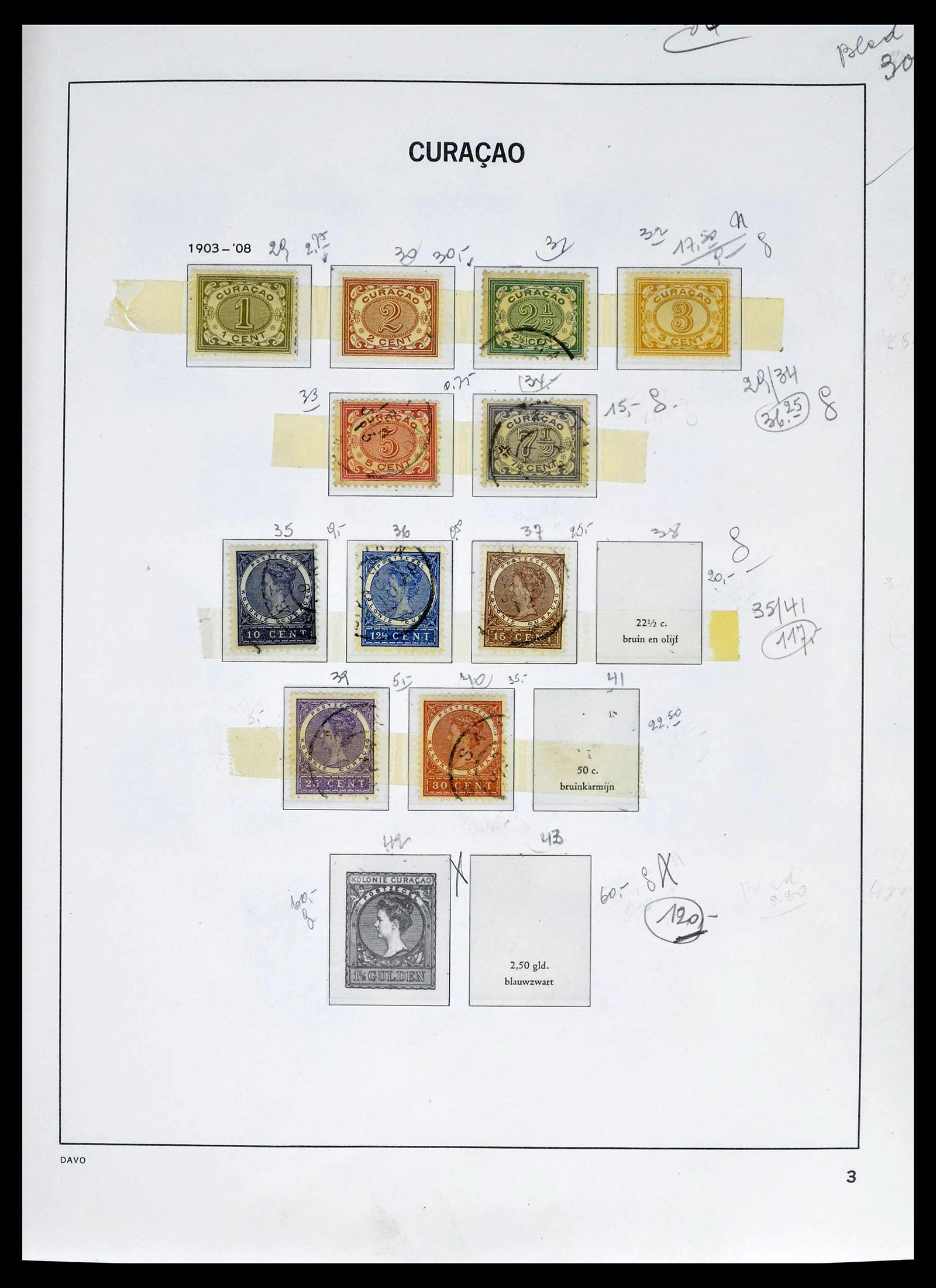 39263 0044 - Stamp collection 39263 Dutch territories 1864-1970.