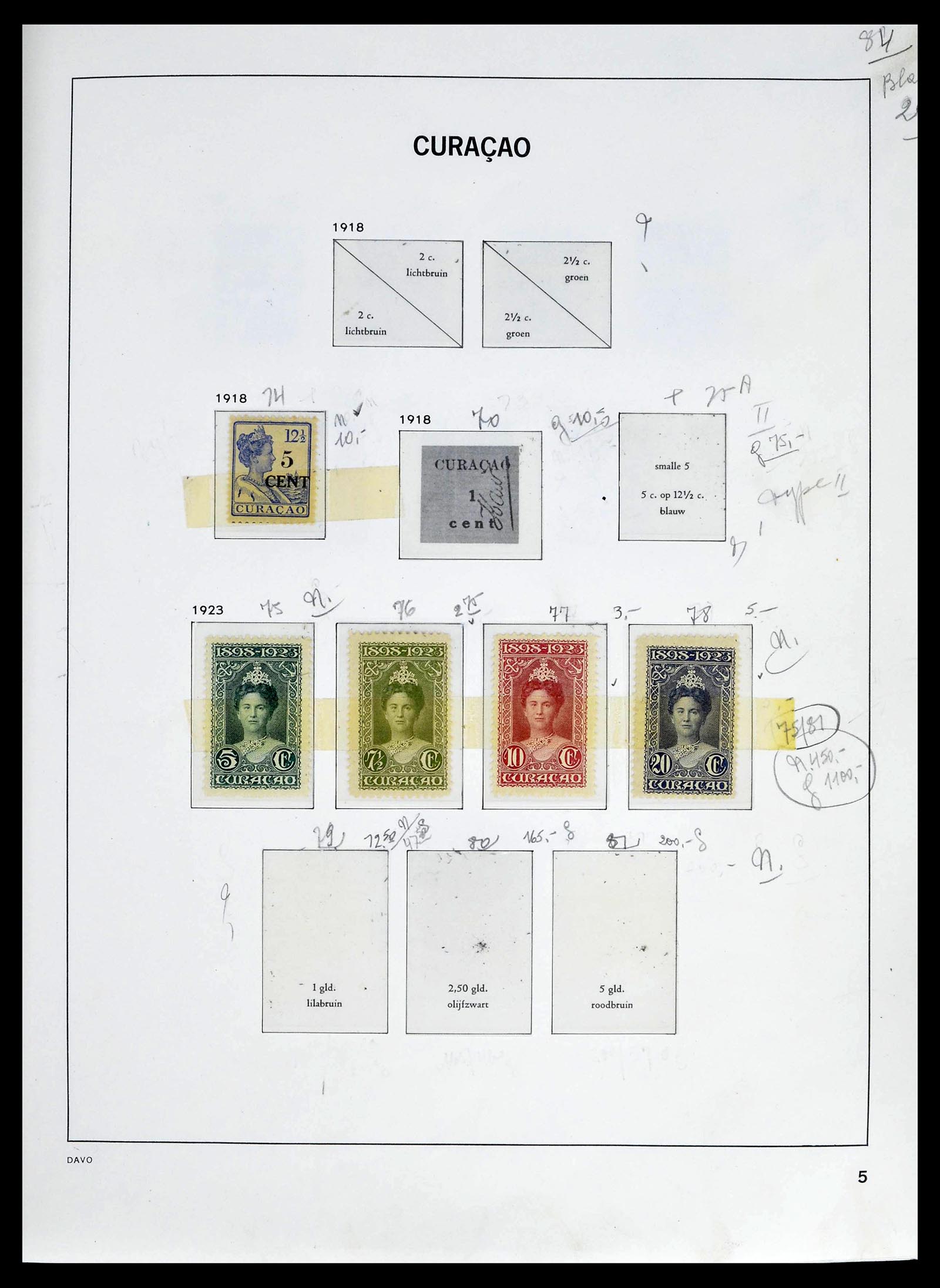 39263 0046 - Stamp collection 39263 Dutch territories 1864-1970.