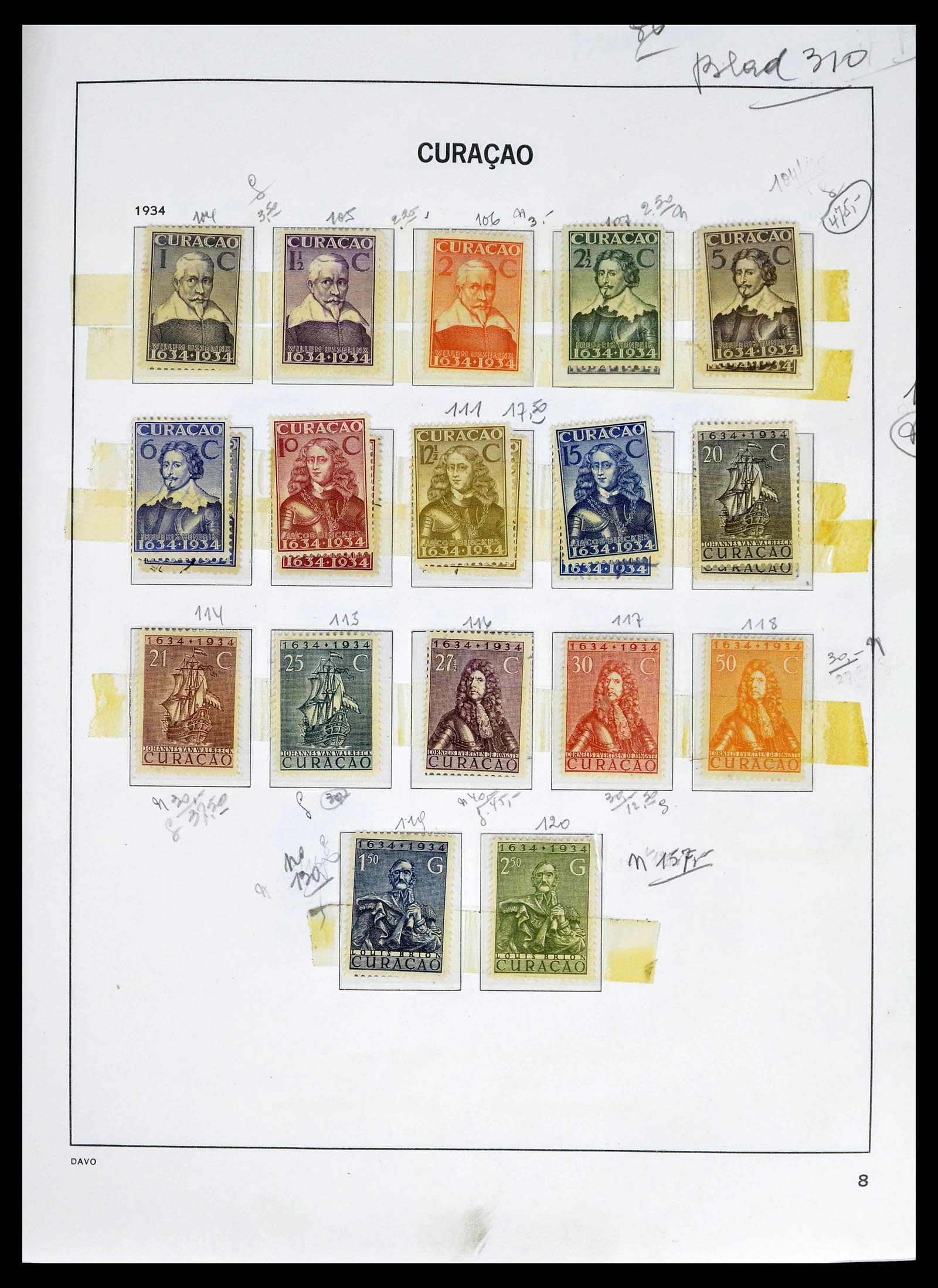 39263 0049 - Stamp collection 39263 Dutch territories 1864-1970.