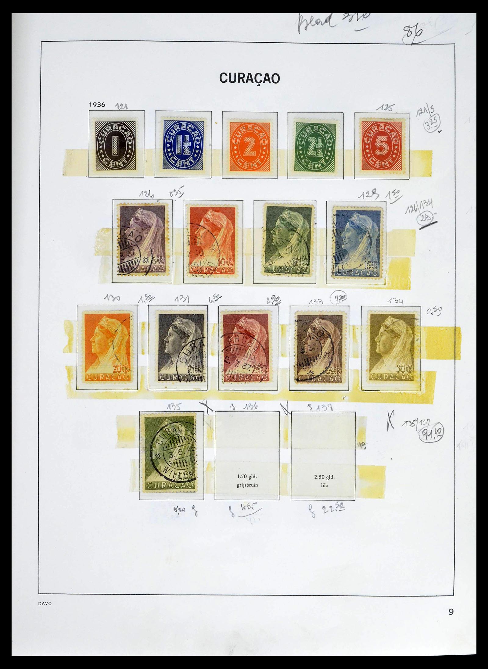 39263 0050 - Stamp collection 39263 Dutch territories 1864-1970.