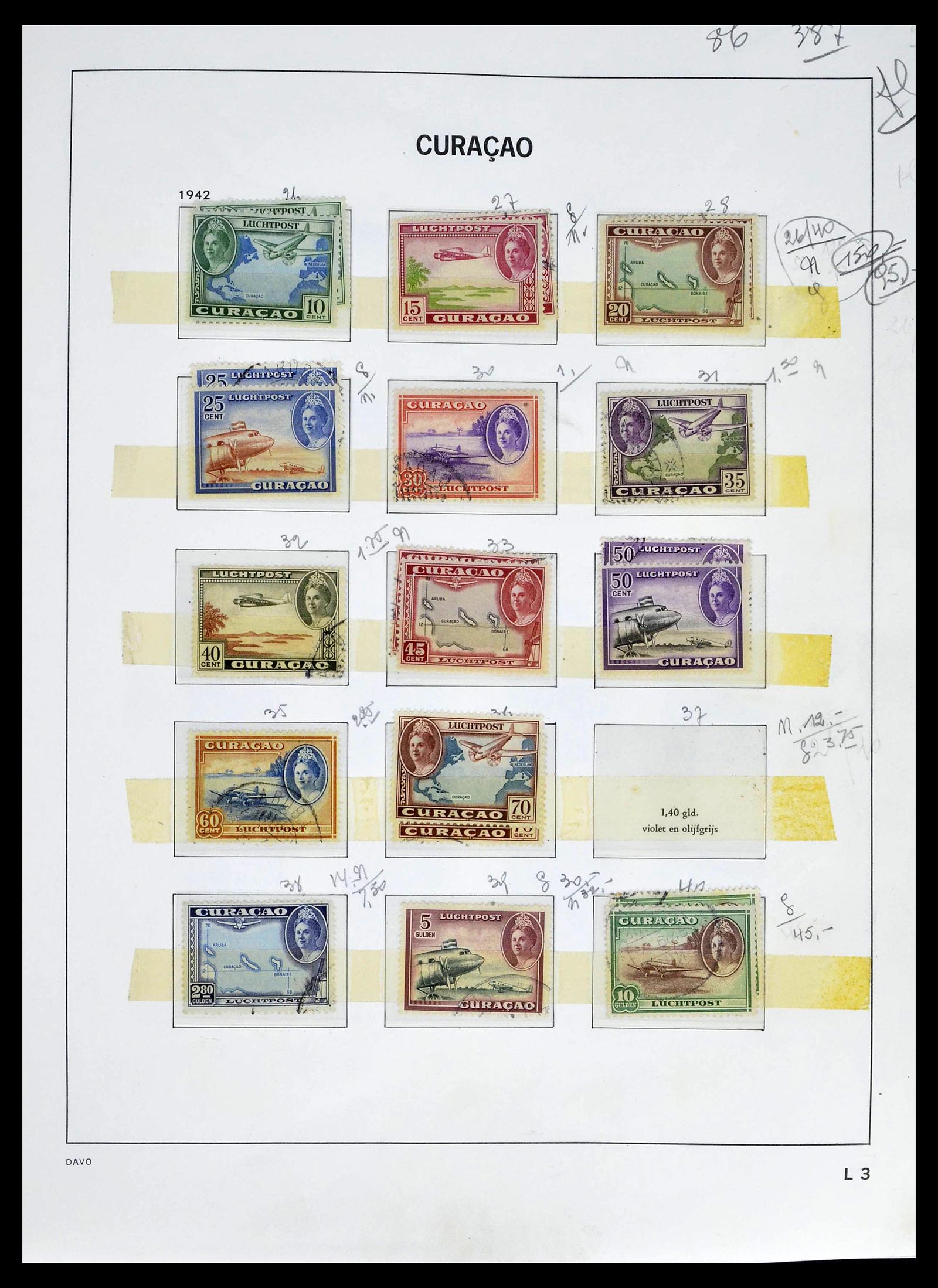 39263 0057 - Stamp collection 39263 Dutch territories 1864-1970.
