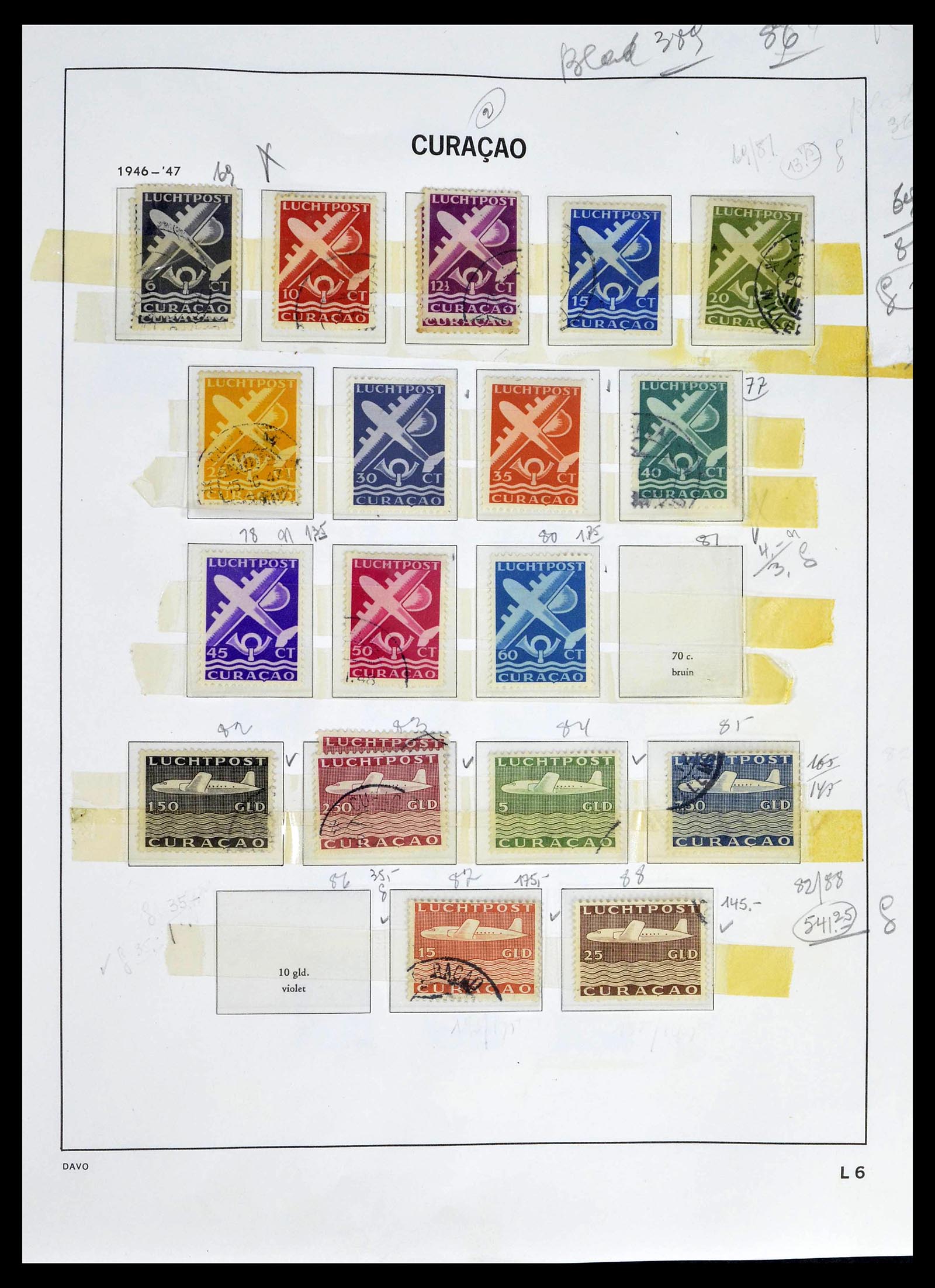 39263 0060 - Stamp collection 39263 Dutch territories 1864-1970.