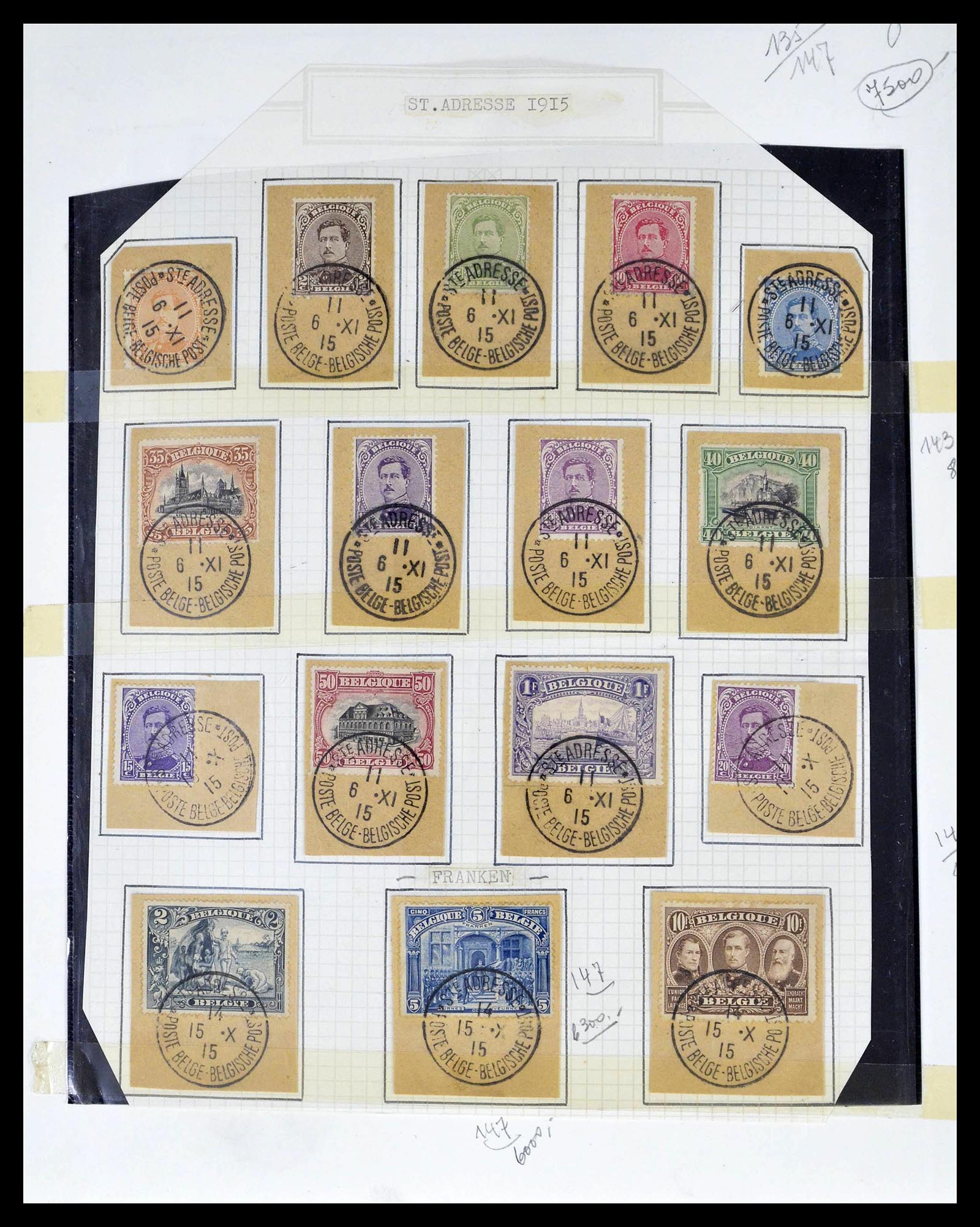 39265 0019 - Stamp collection 39265 Belgium 1849-1962.