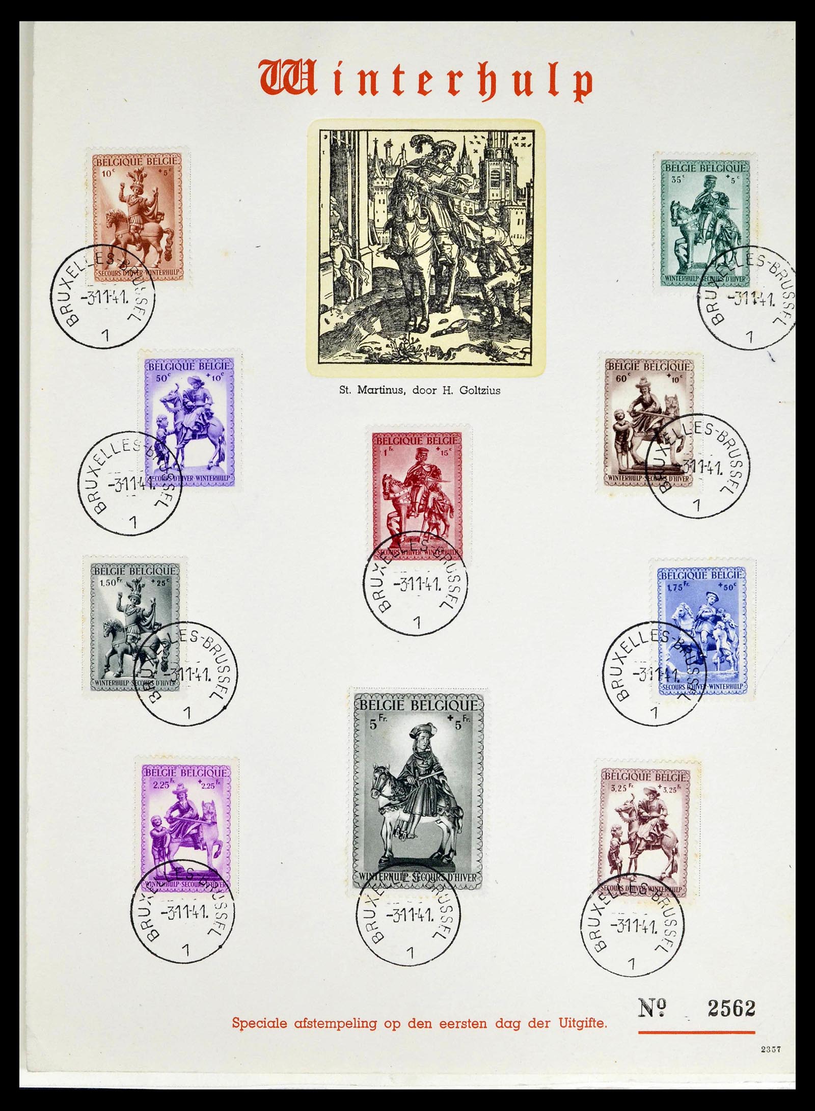39265 0043 - Stamp collection 39265 Belgium 1849-1962.