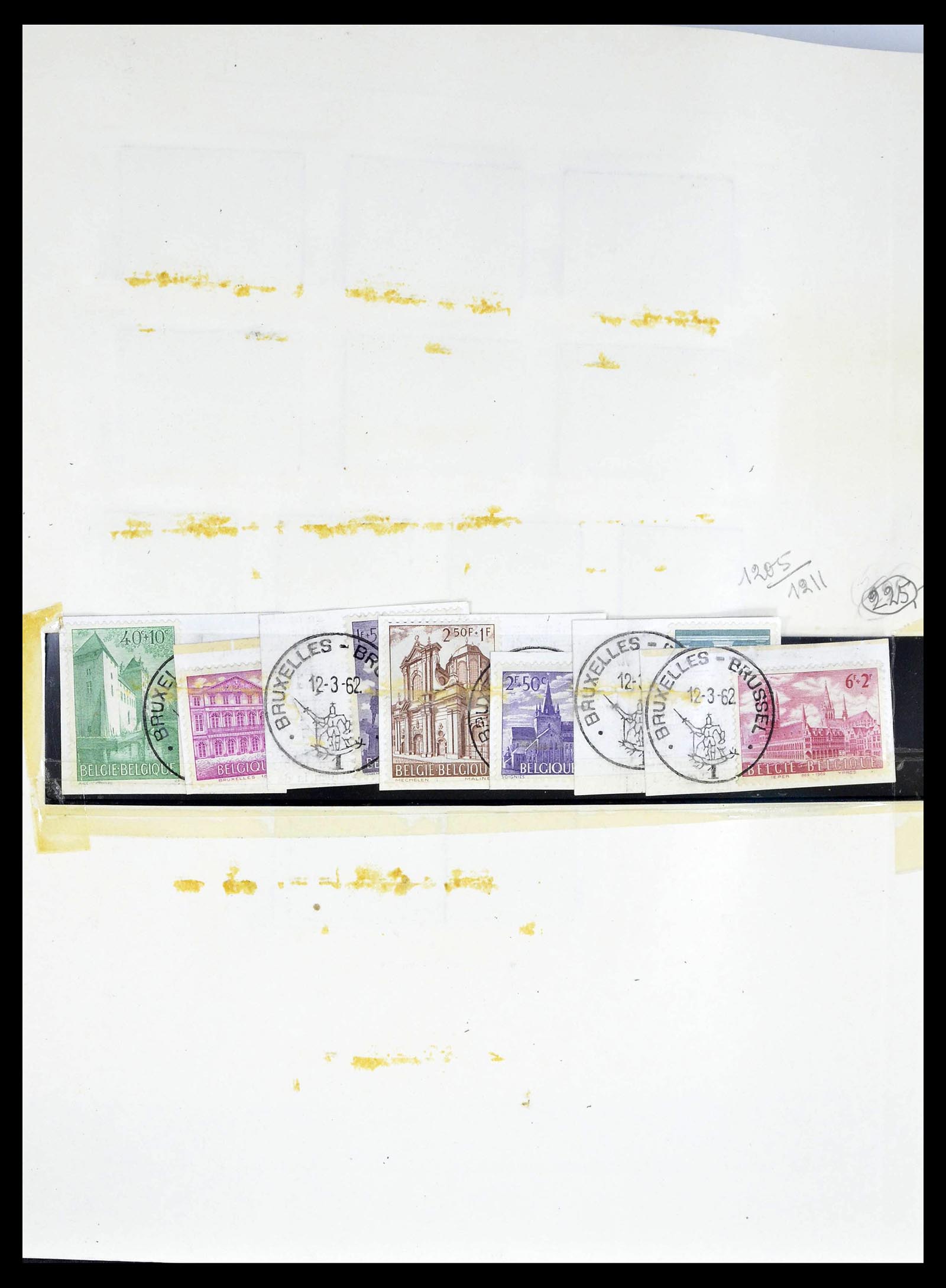 39265 0143 - Postzegelverzameling 39265 België 1849-1962.