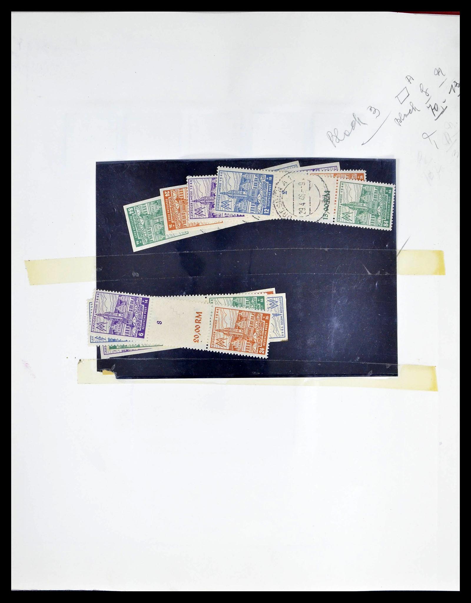 39267 0006 - Postzegelverzameling 39267 Sovjet Zone 1945-1949.