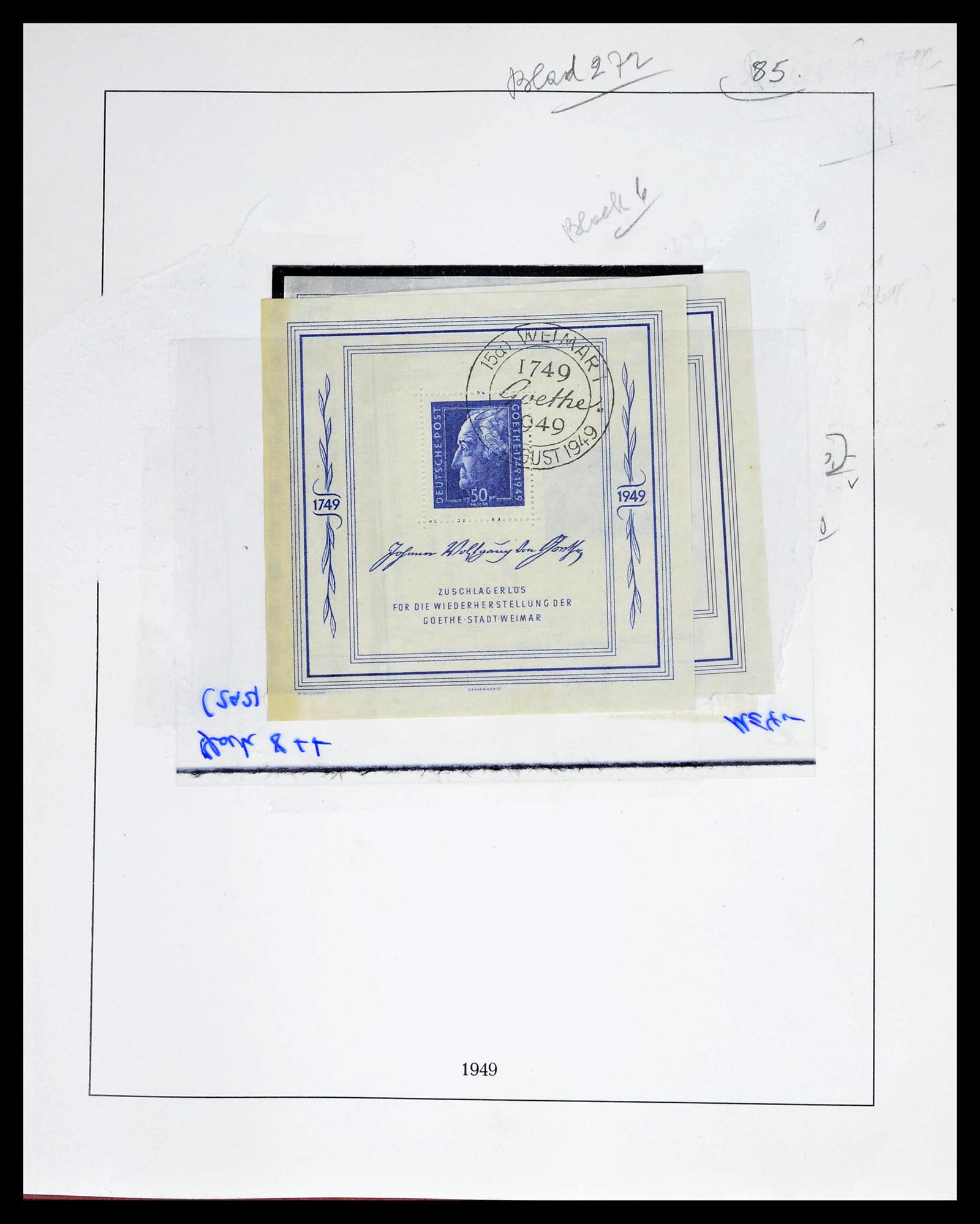 39267 0019 - Postzegelverzameling 39267 Sovjet Zone 1945-1949.