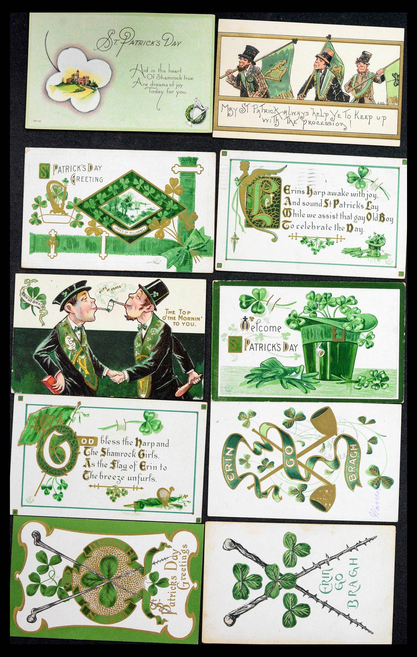 39268 0001 - Postzegelverzameling 39268 USA ansichtkaarten 1900-1930.