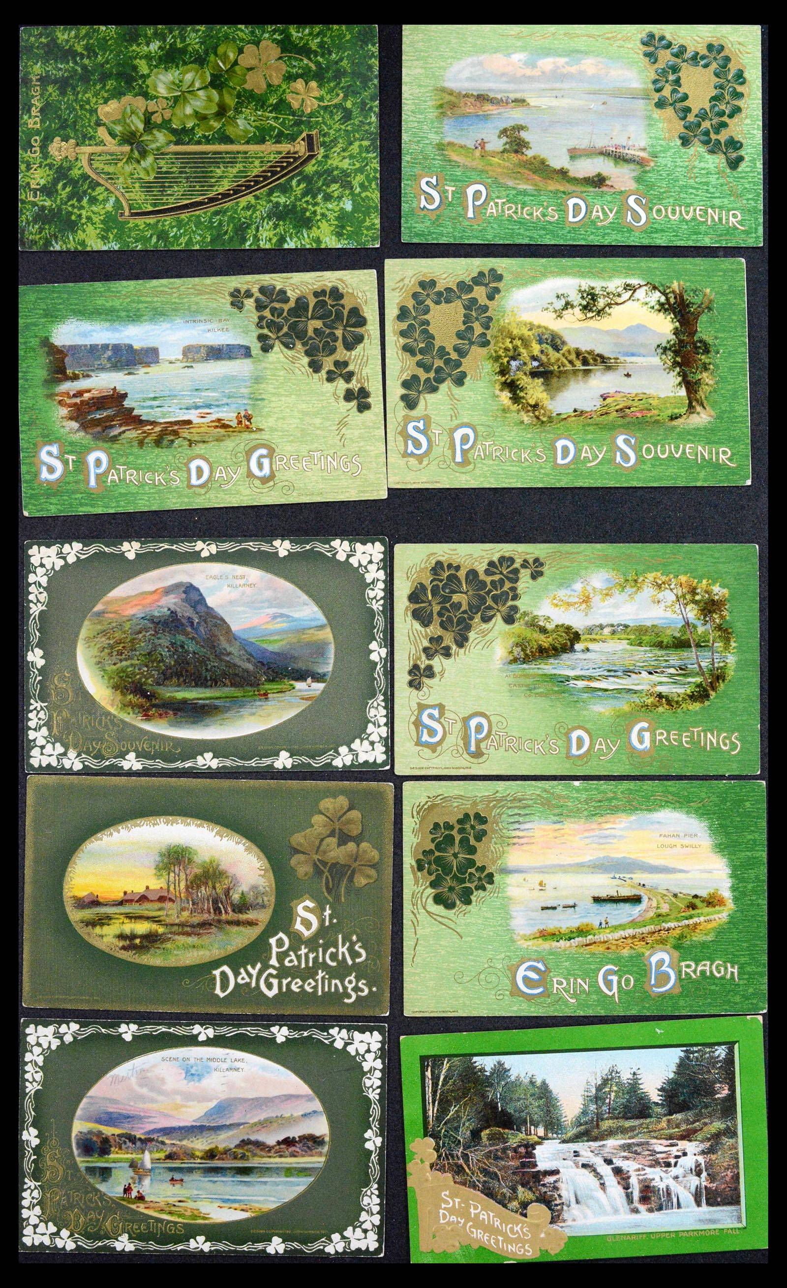 39268 0007 - Postzegelverzameling 39268 USA ansichtkaarten 1900-1930.