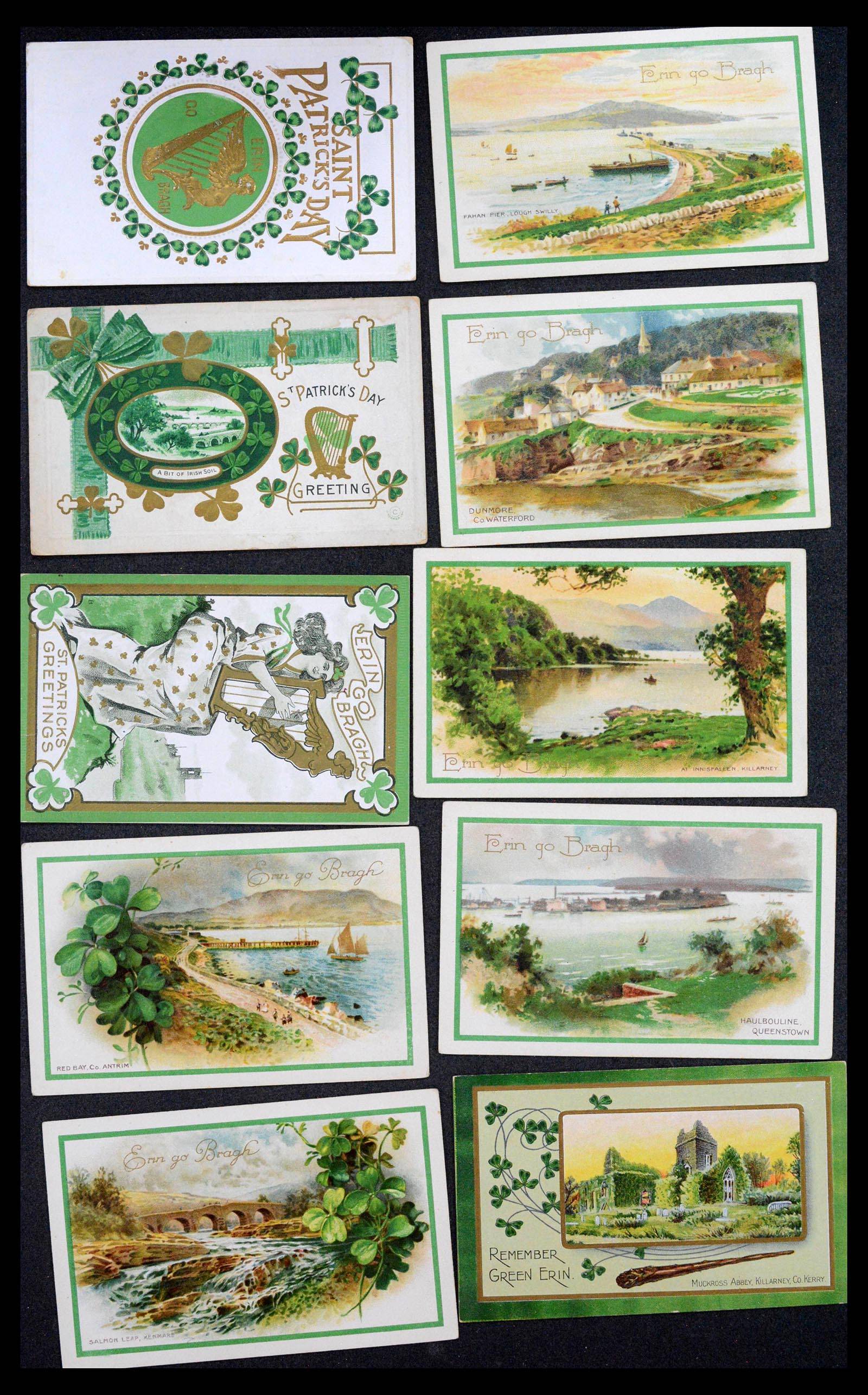 39268 0014 - Postzegelverzameling 39268 USA ansichtkaarten 1900-1930.
