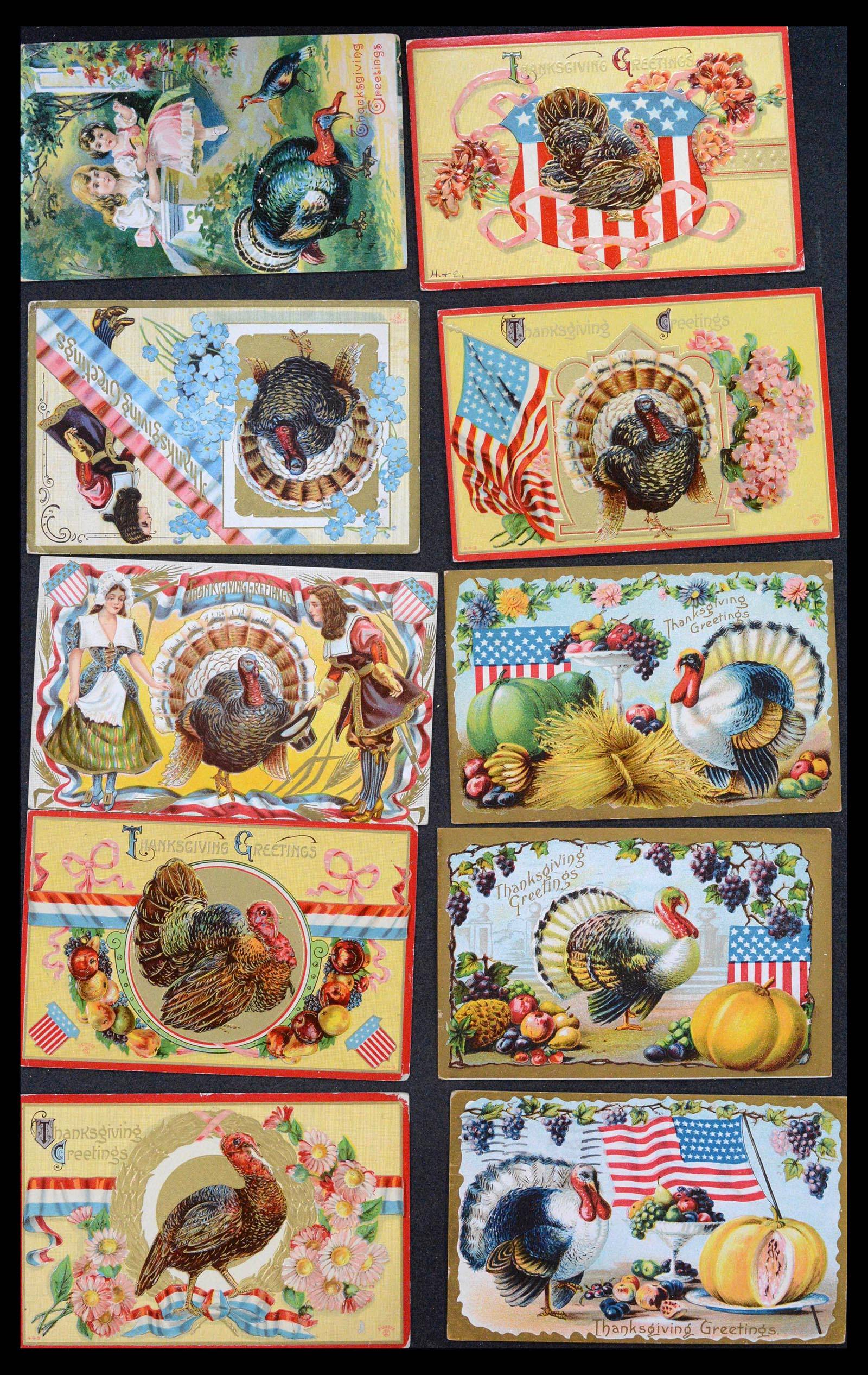 39268 0026 - Stamp collection 39268 USA picture postcards 1900-1930.