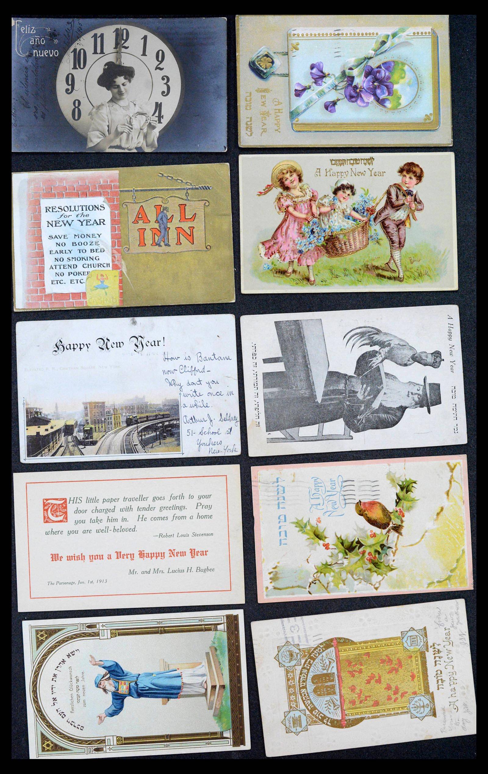39268 0040 - Stamp collection 39268 USA picture postcards 1900-1930.