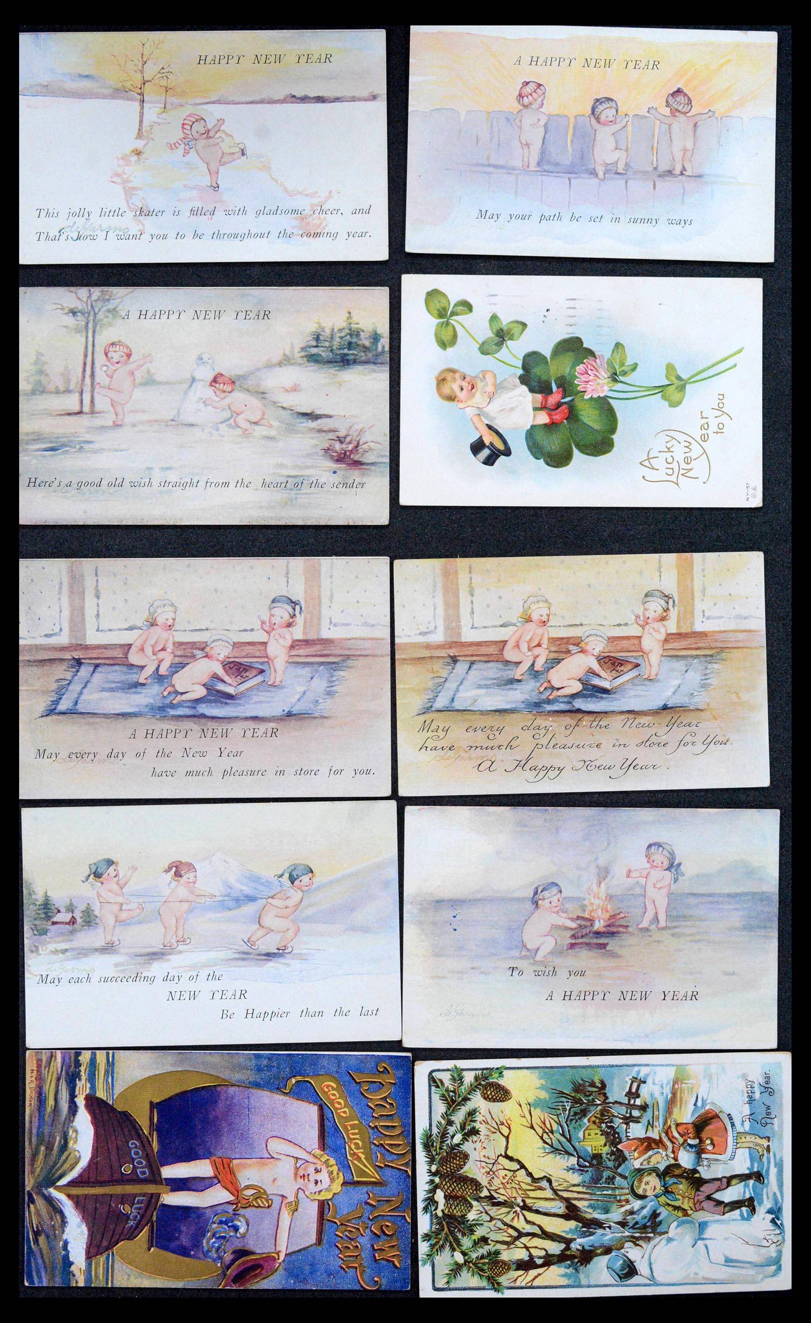 39268 0043 - Stamp collection 39268 USA picture postcards 1900-1930.